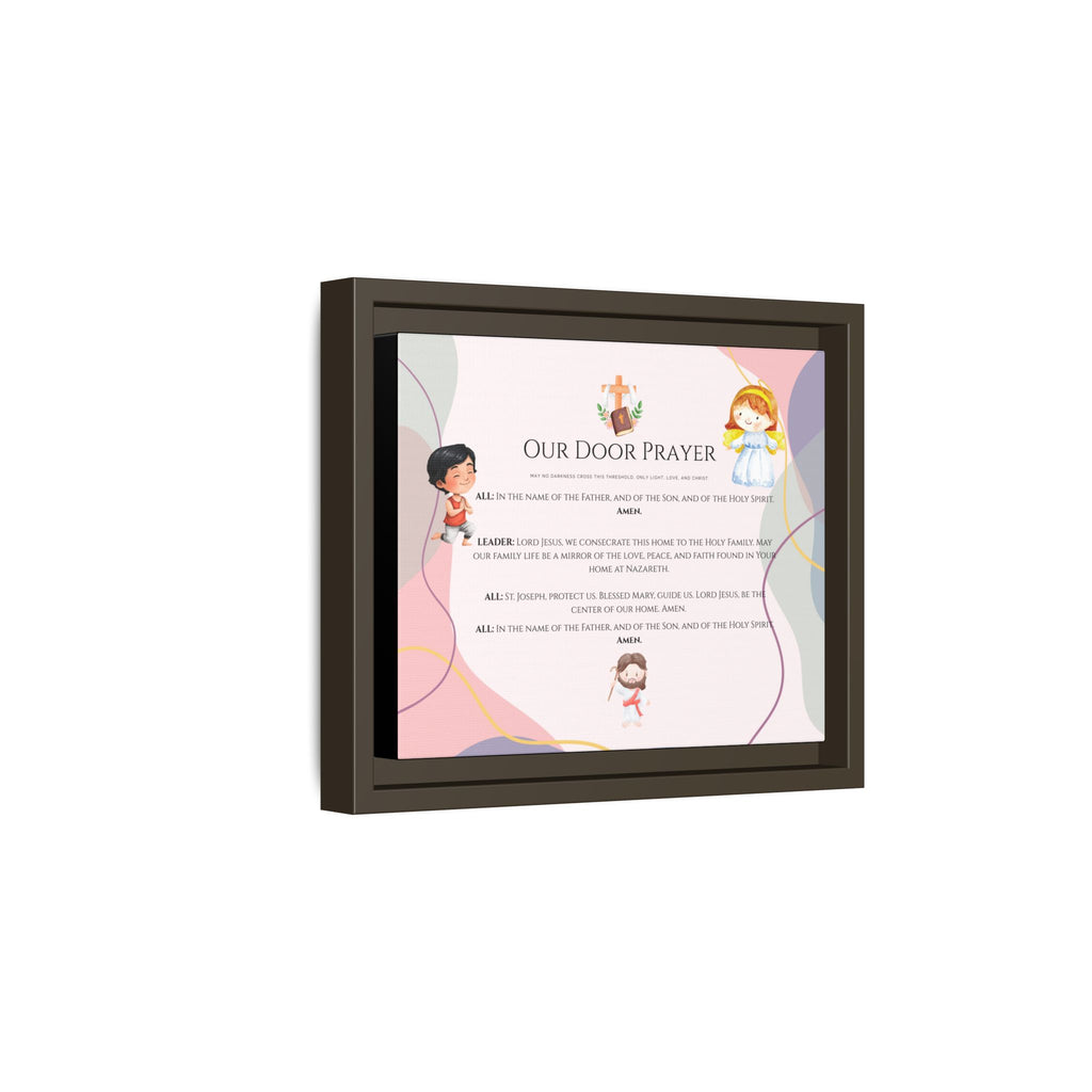 Arte mural de la Sagrada Familia “Oración de nuestra puerta”