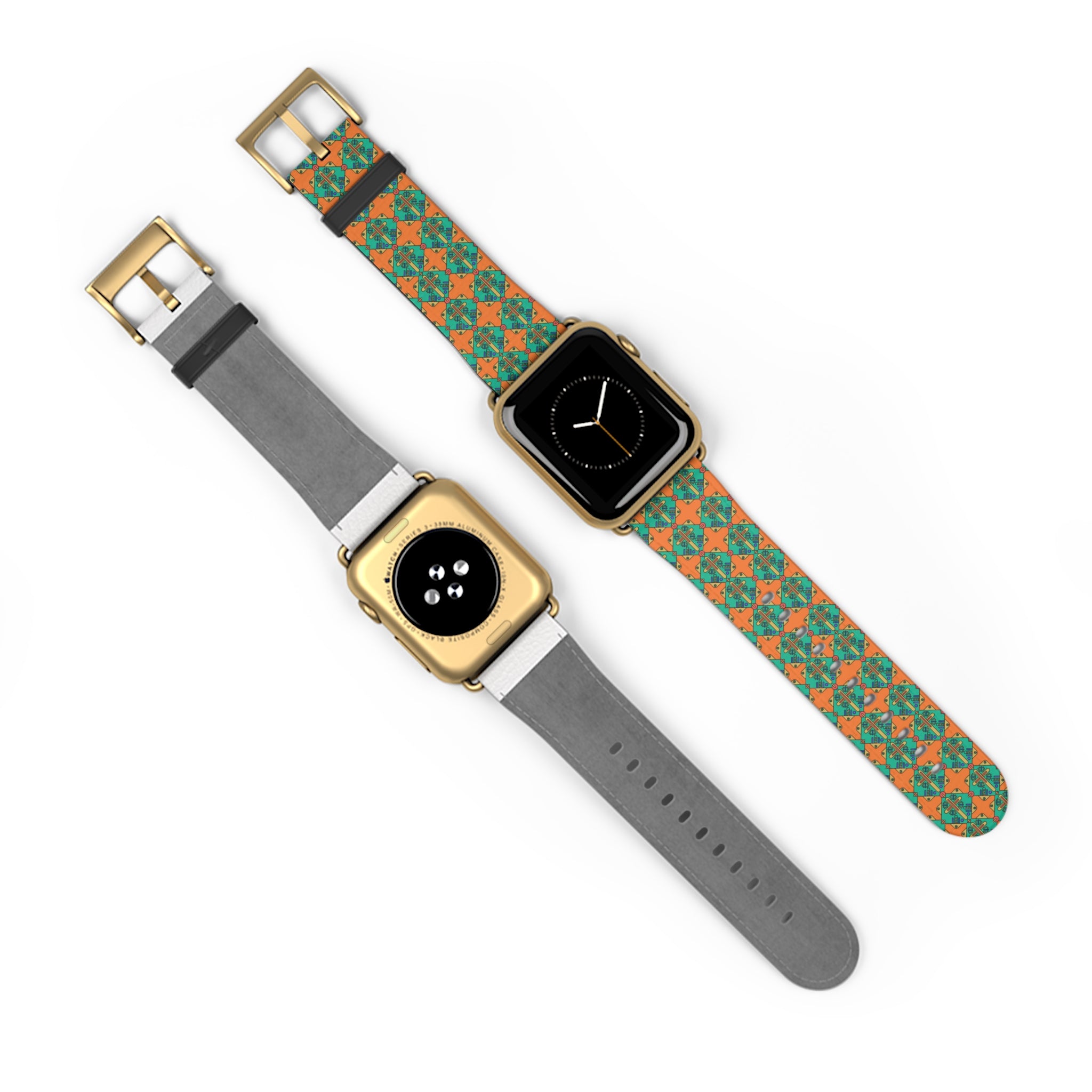 Correa para iWatch con cruz geométrica – Edición Modern Faith para mujer