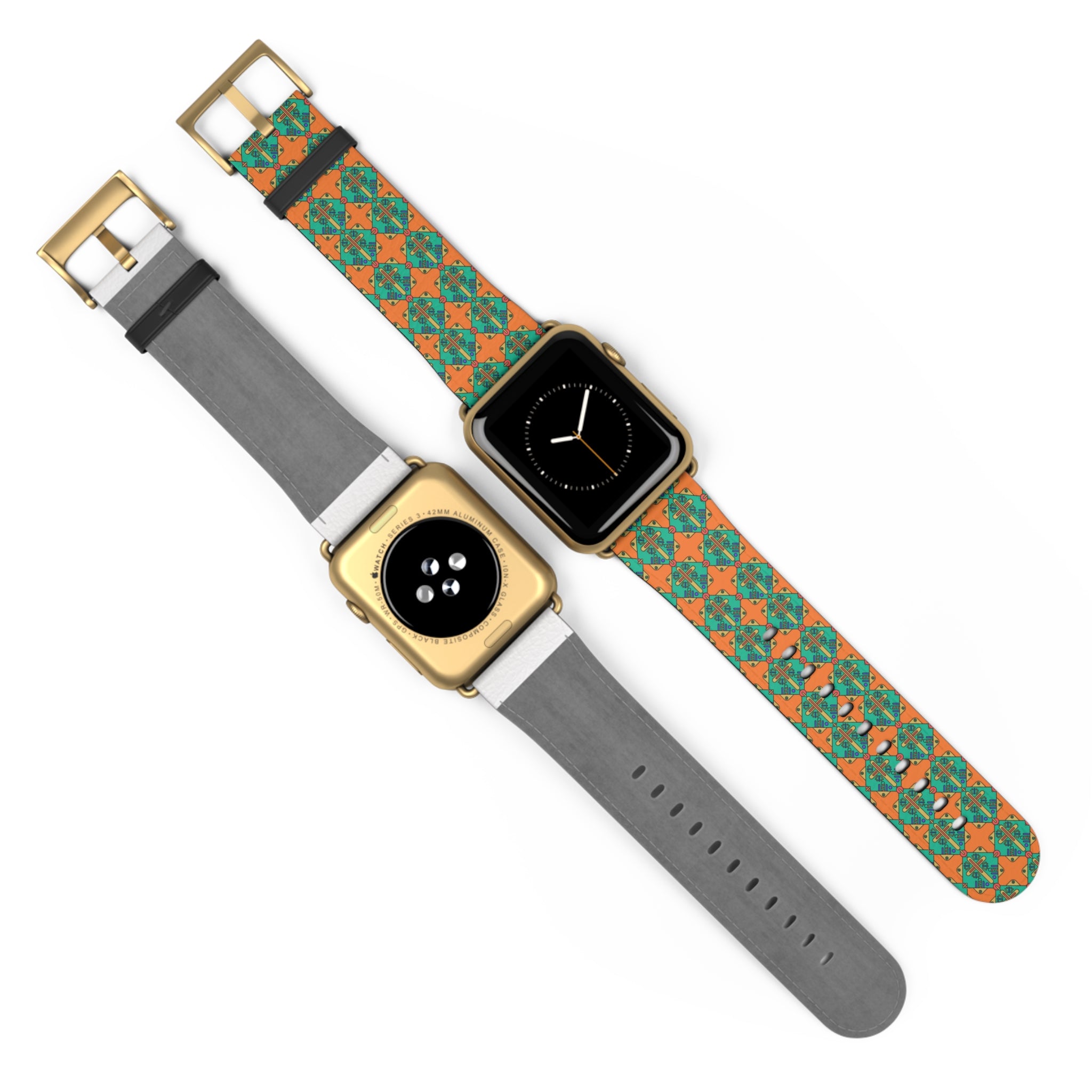 Correa para iWatch con cruz geométrica – Edición Modern Faith para mujer