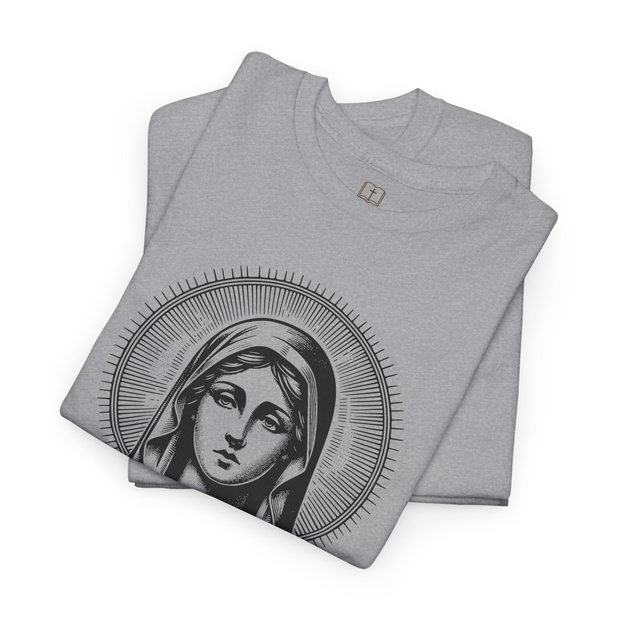 Vintage Inspired Mary Women’s T-Shirt | Catholic Art Tee | Faith-Based Apparel