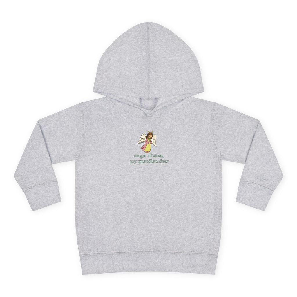 Sudadera con capucha de ángel de la guarda para niños pequeños: "Mi ángel de la guarda, mi querido ángel de la guarda". 