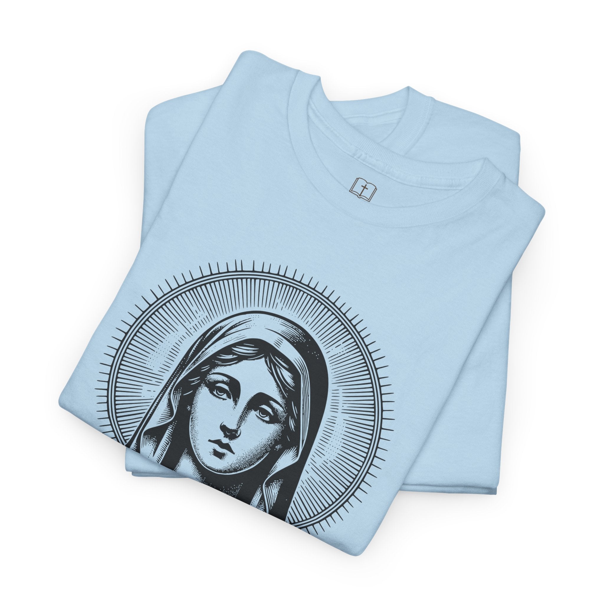 Vintage Inspired Mary Women’s T-Shirt | Catholic Art Tee | Faith-Based Apparel