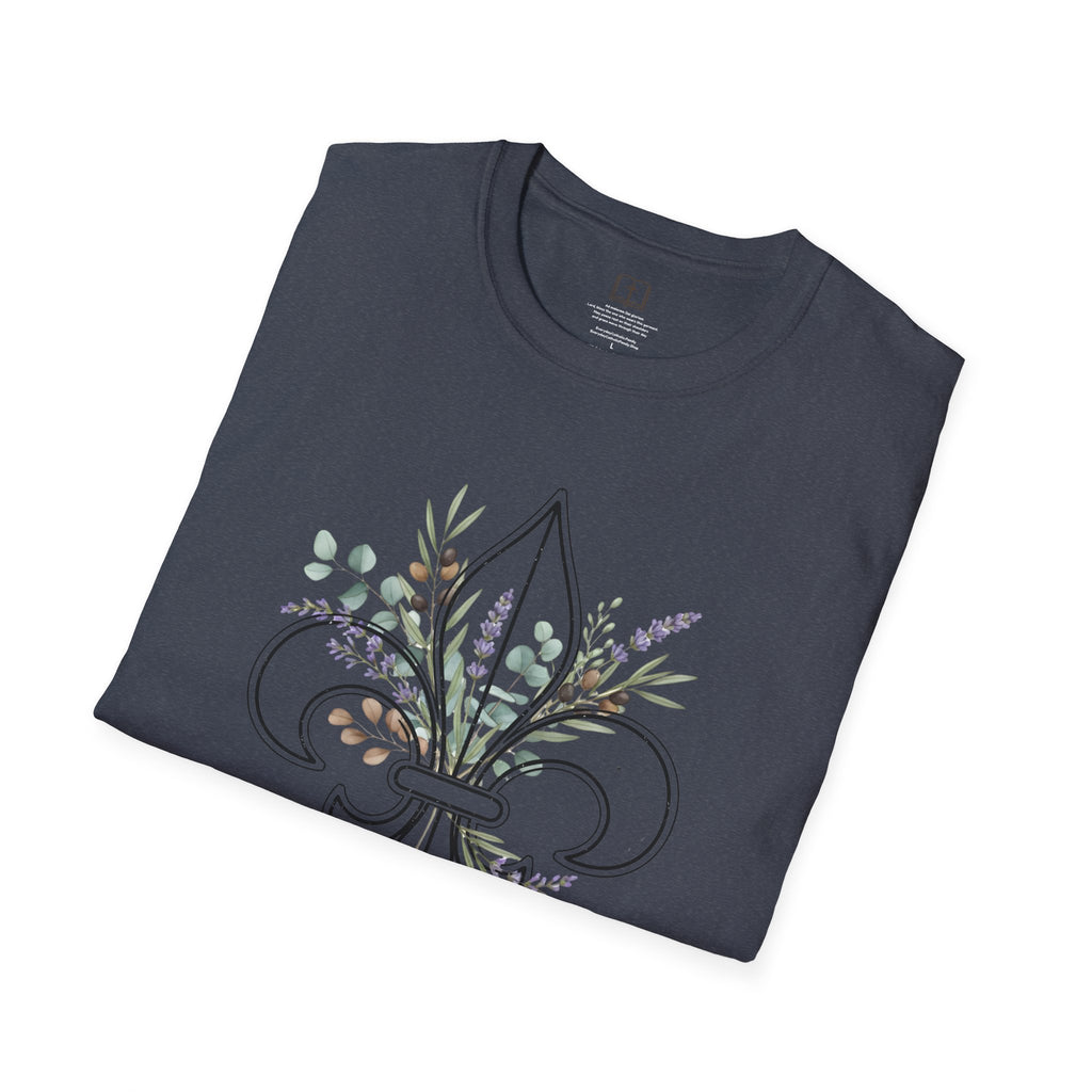 Camiseta floral de flor de lis de Faith &amp; Family Home