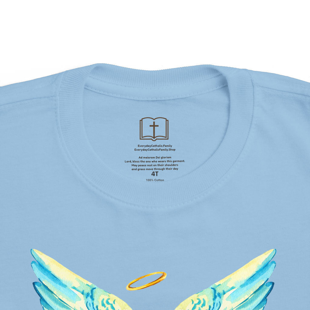 Camiseta con alas de ángel para niños pequeños