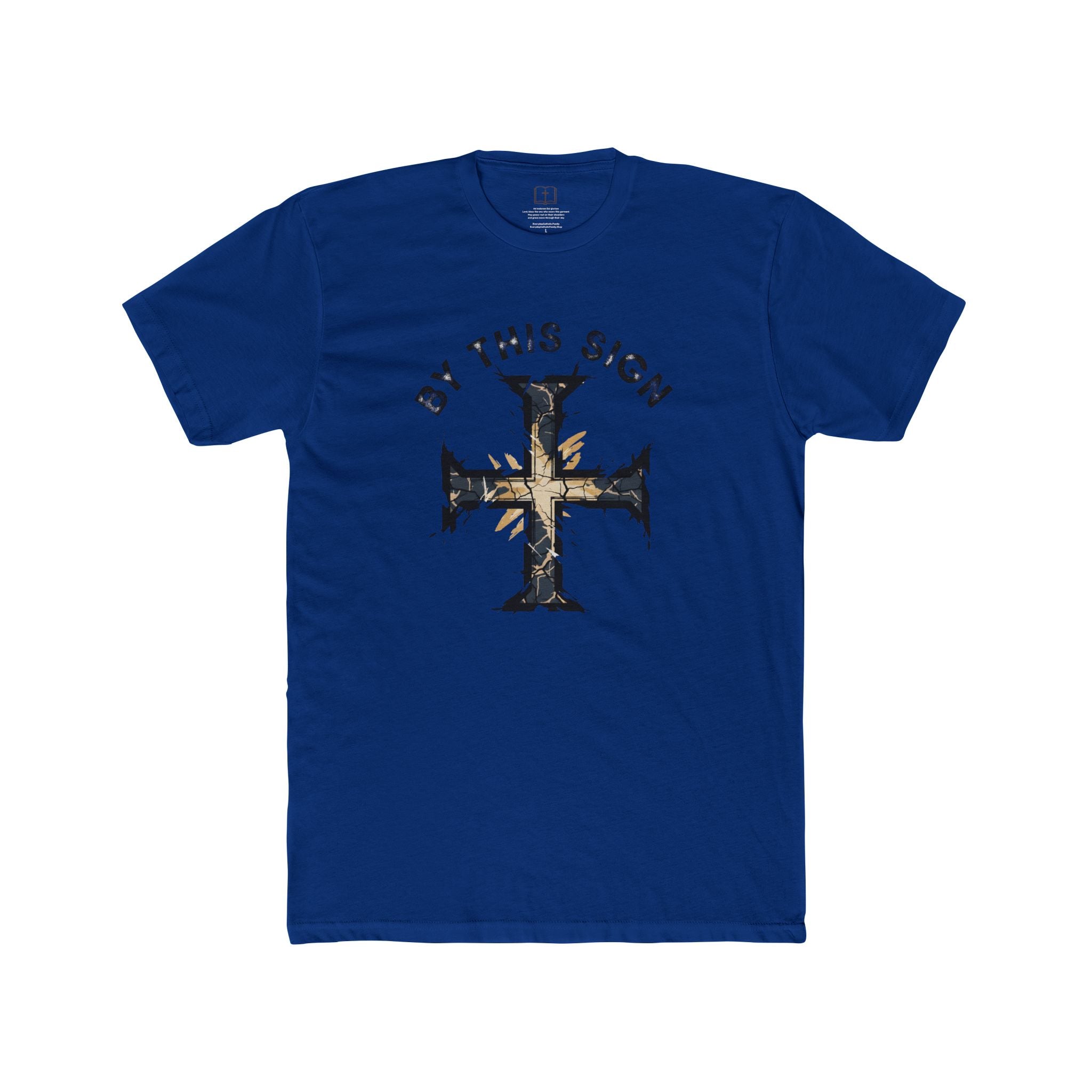 "By This Sign" Men's Crusader Cross T-Shirt