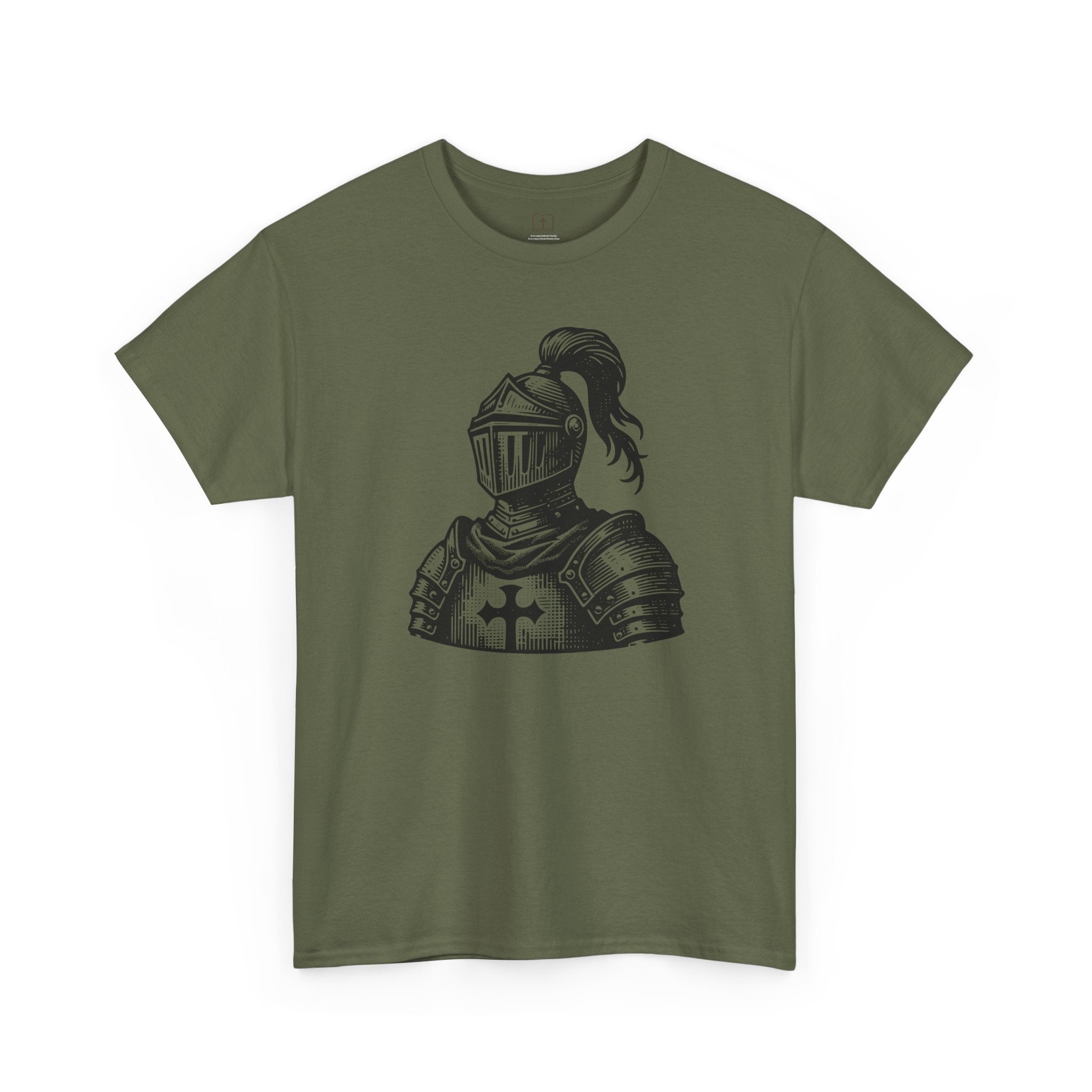Knight Armor Men’s T-Shirt | Faith-Inspired Graphic Tee | Everyday Strength and Style