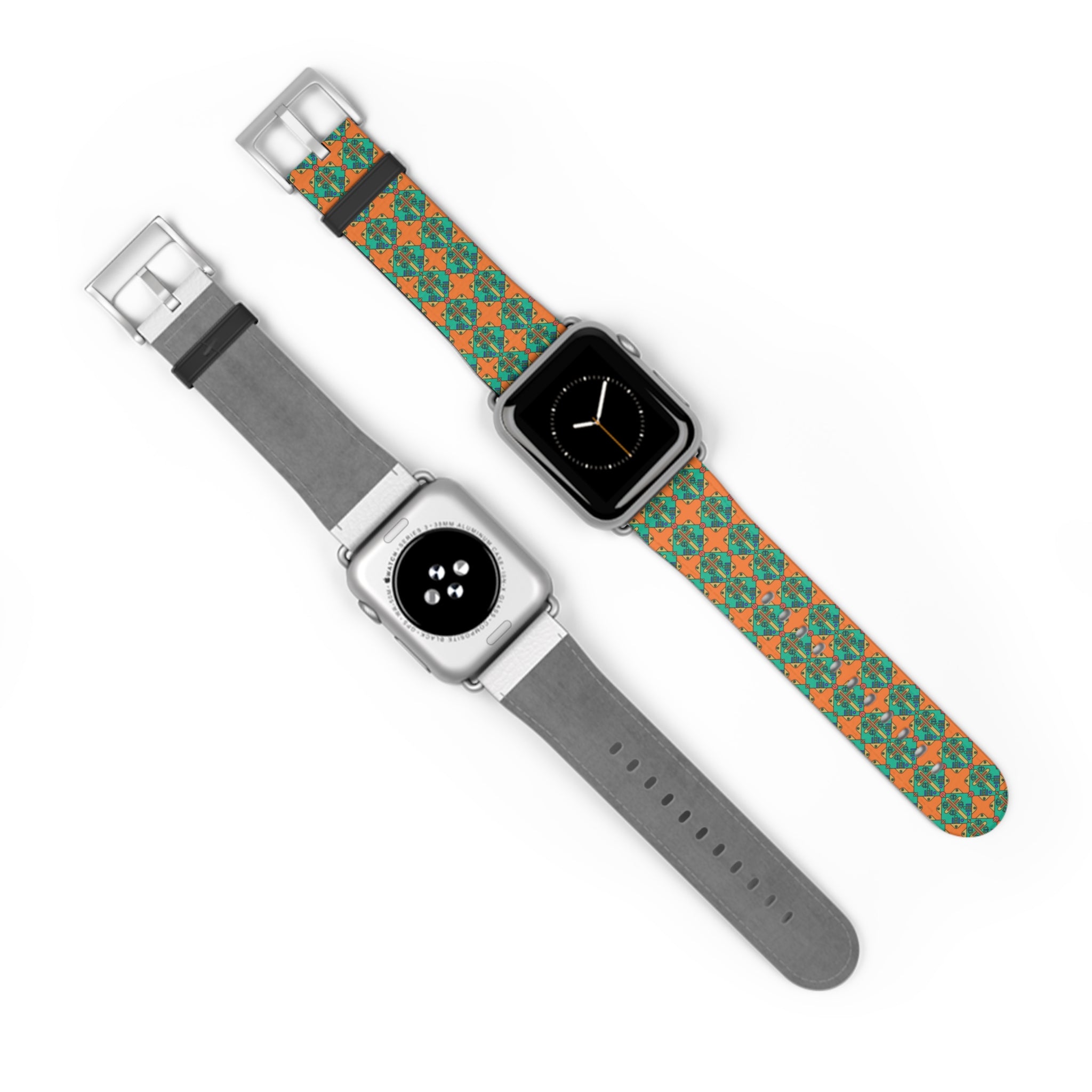 Correa para iWatch con cruz geométrica – Edición Modern Faith para mujer