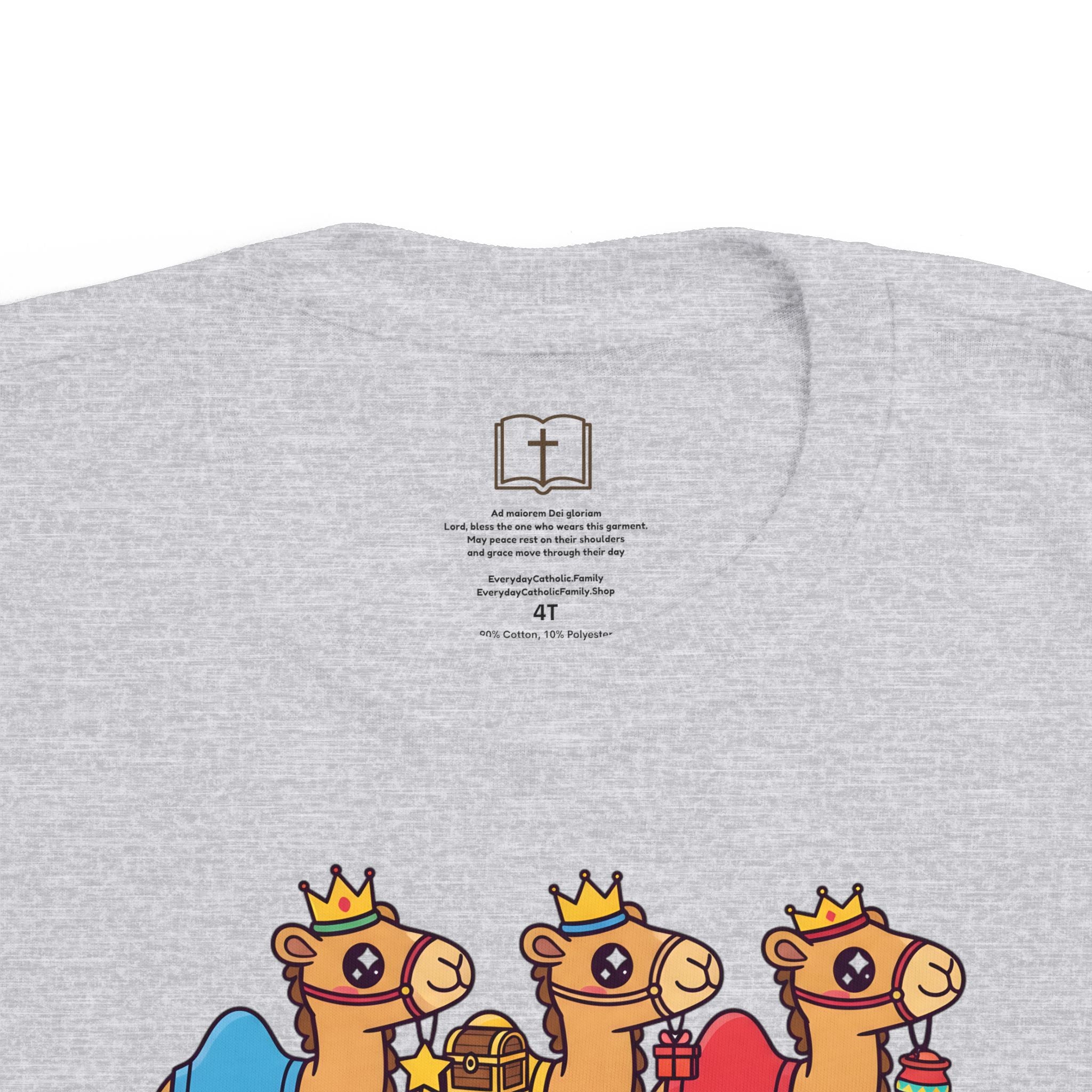 Camellos de los Reyes Magos de Navidad - Camiseta para niños pequeños