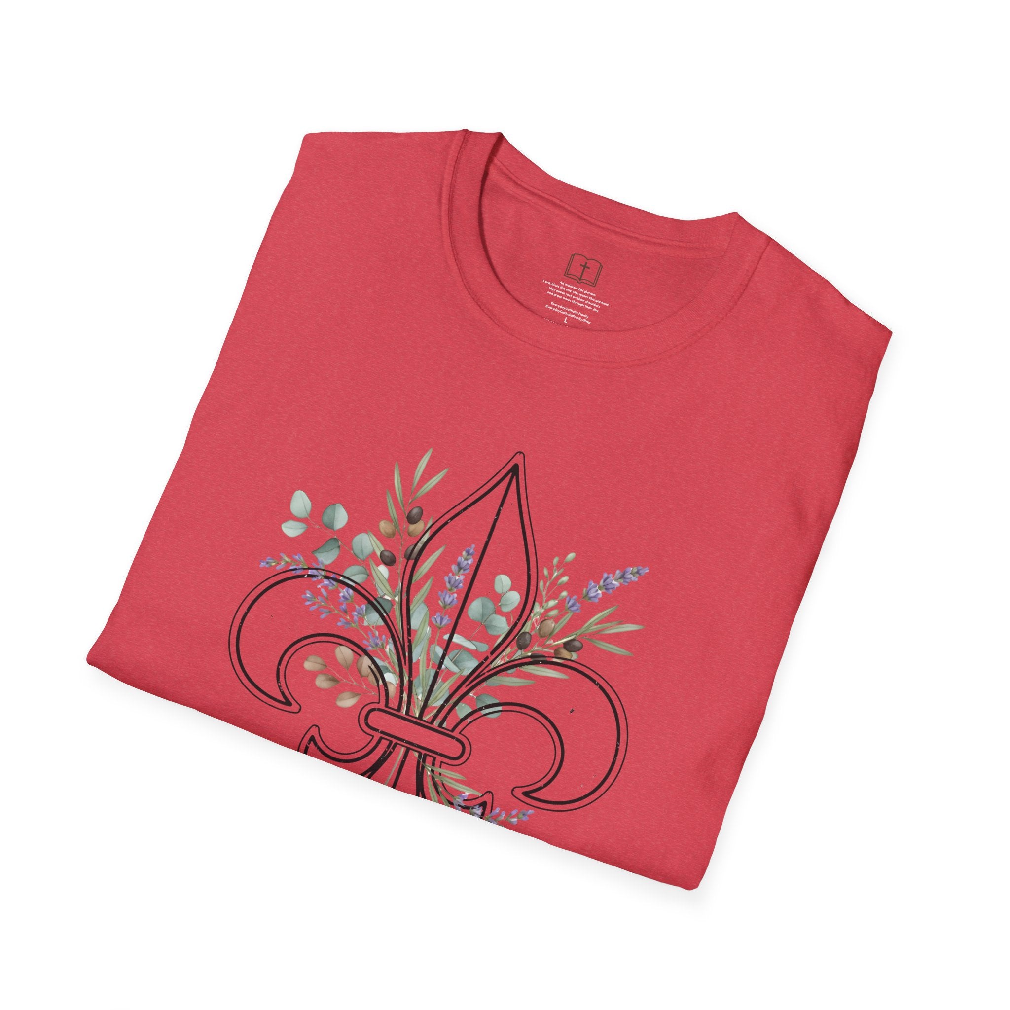 Camiseta floral de flor de lis de Faith &amp; Family Home