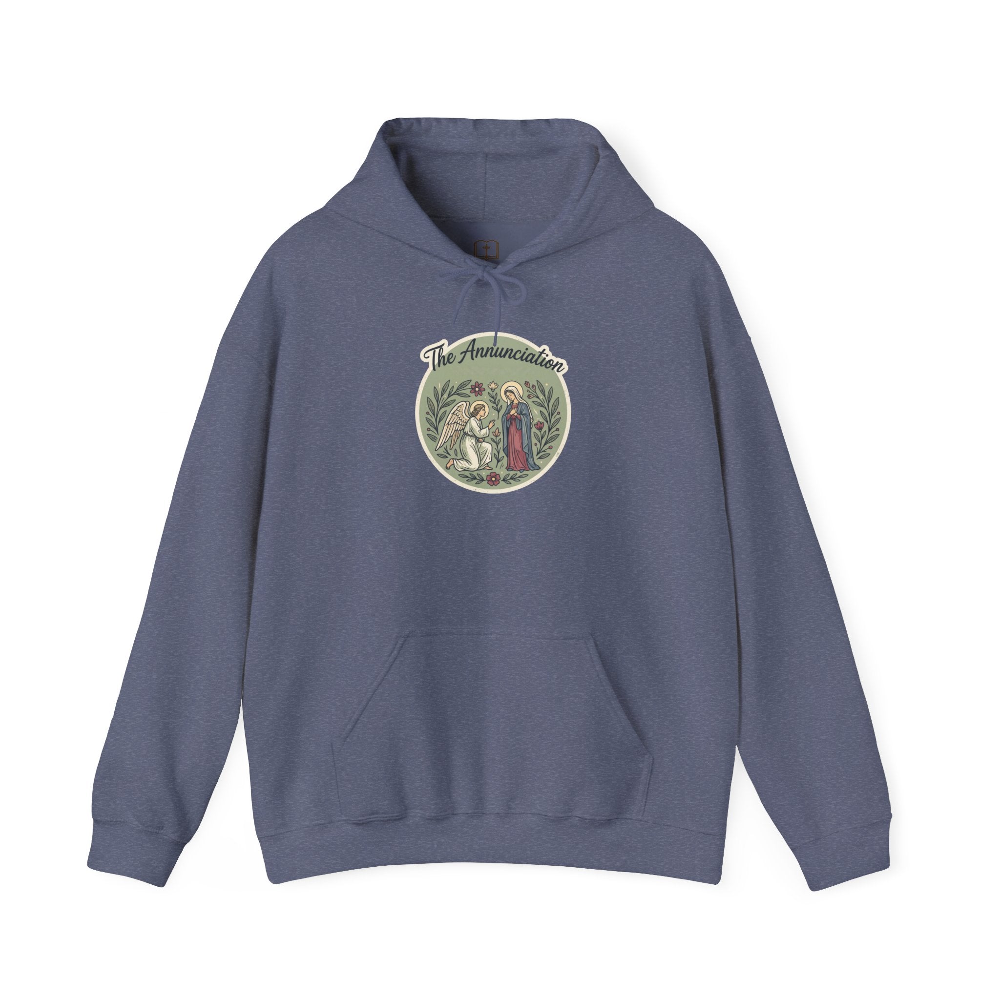 Sudadera católica de la Anunciación - Sudadera vintage con fe mariana