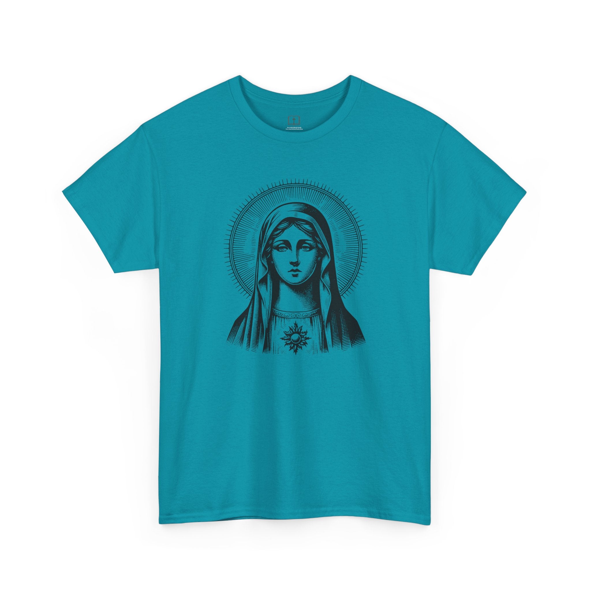 Camiseta de María de inspiración vintage para mujer | Camiseta de arte católico | Ropa religiosa