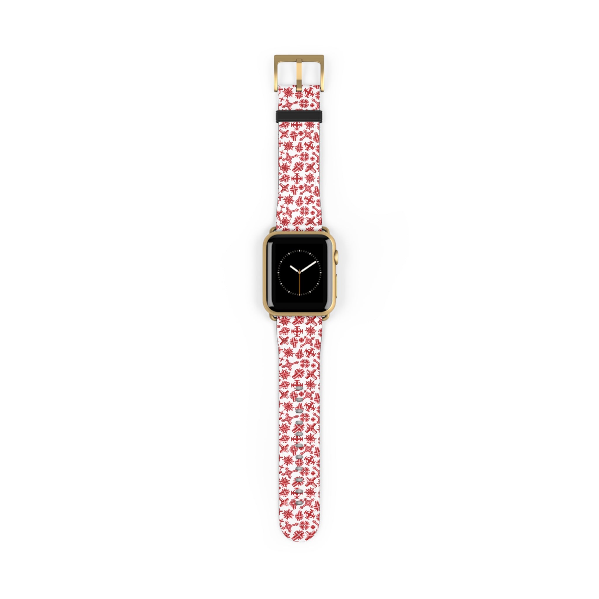Christian Cross Apple Watch Band | Faith Inspired Faux Leather Strap