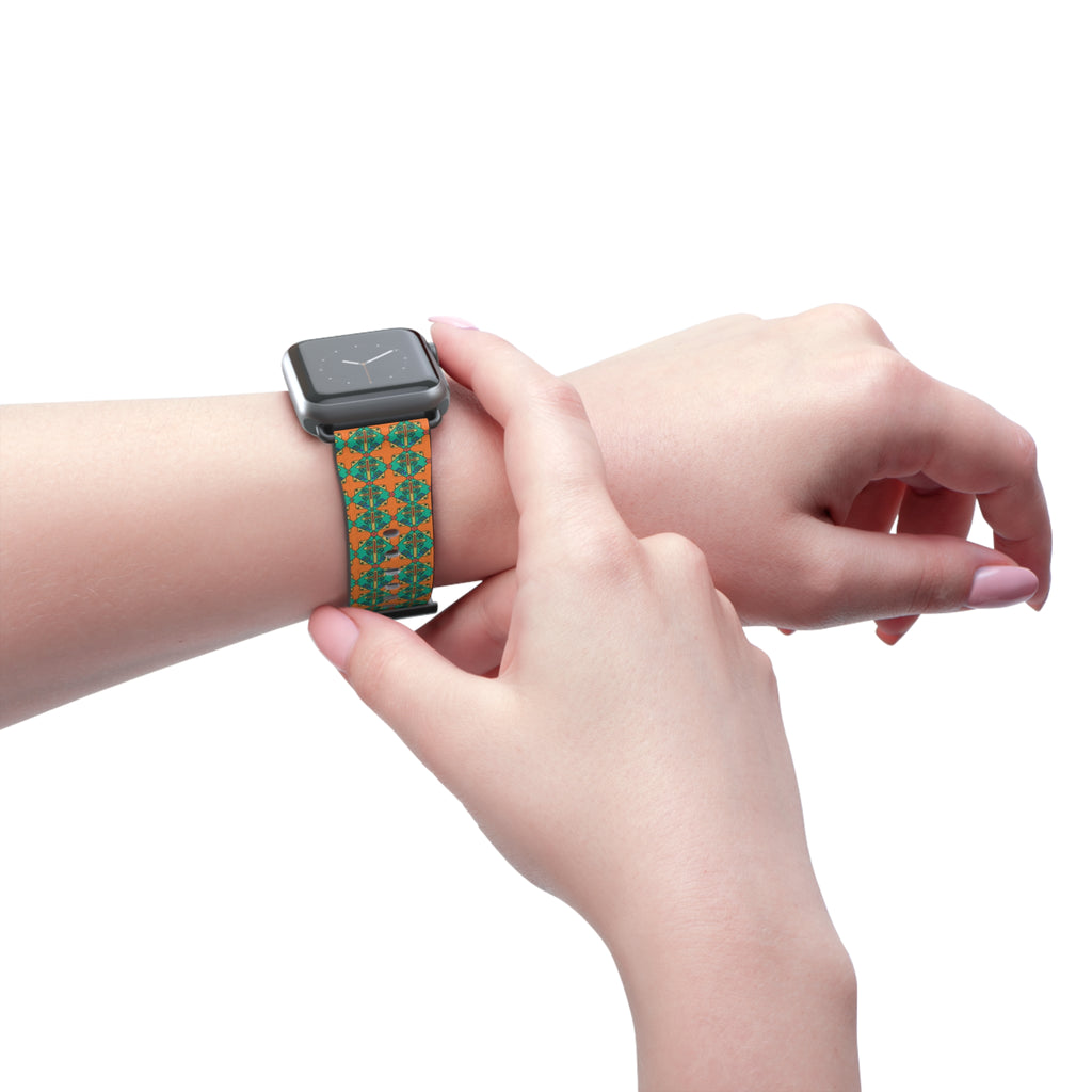 Correa para iWatch con cruz geométrica – Edición Modern Faith para mujer