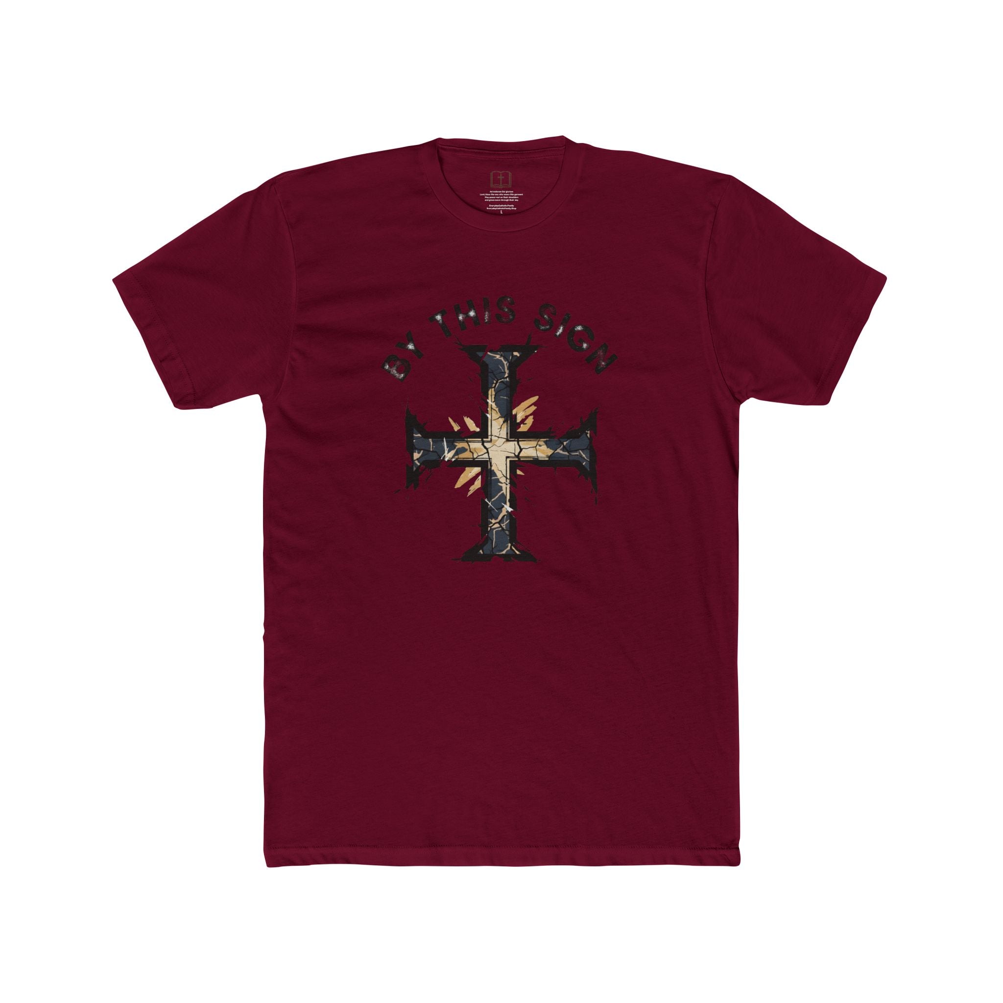 "By This Sign" Men's Crusader Cross T-Shirt