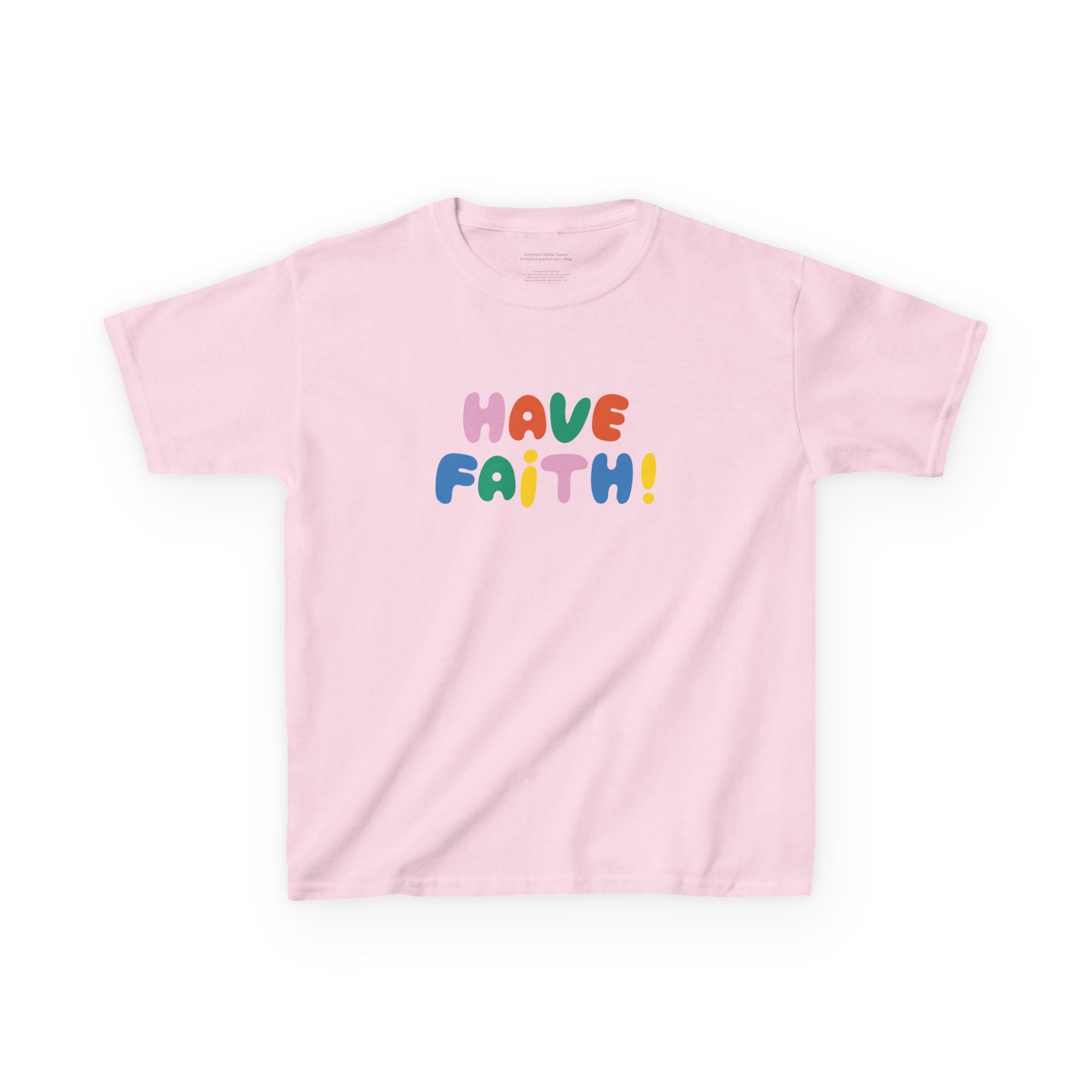 Camiseta infantil "Ten Fe" | Camiseta cristiana inspiradora para niños y niñas