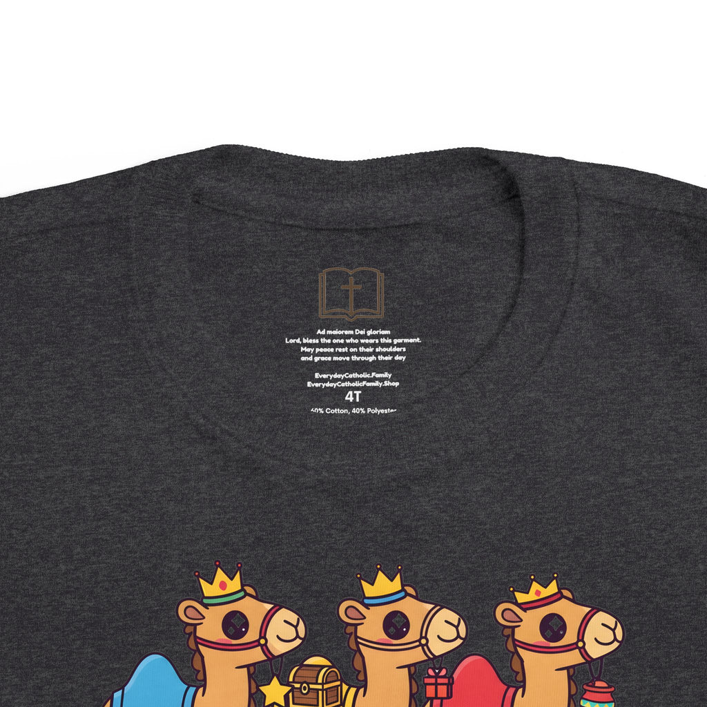 Camellos de los Reyes Magos de Navidad - Camiseta para niños pequeños