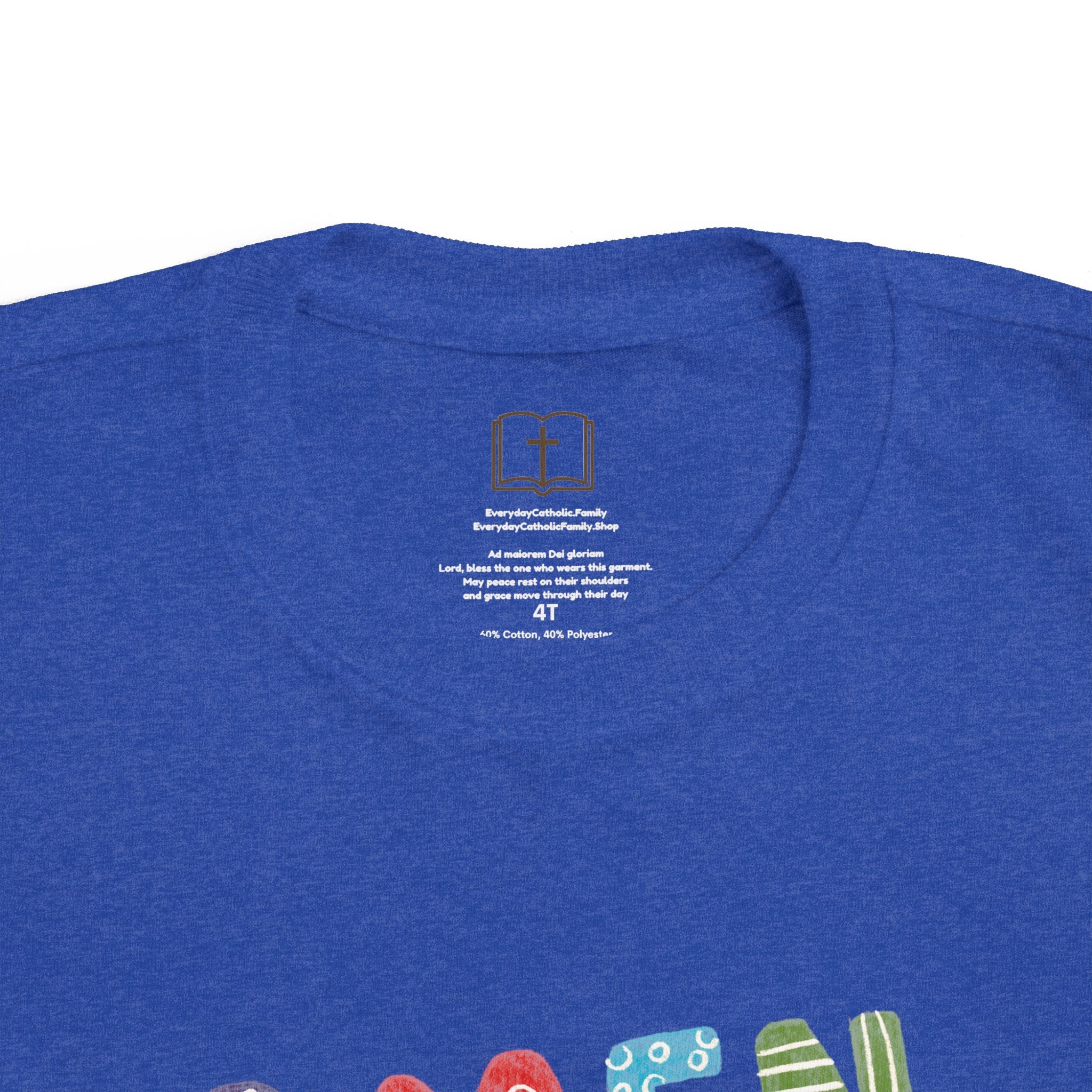 Colorful Toddler's 'AMEN' Jersey Tee - Comfortable & Fun Kids Wear