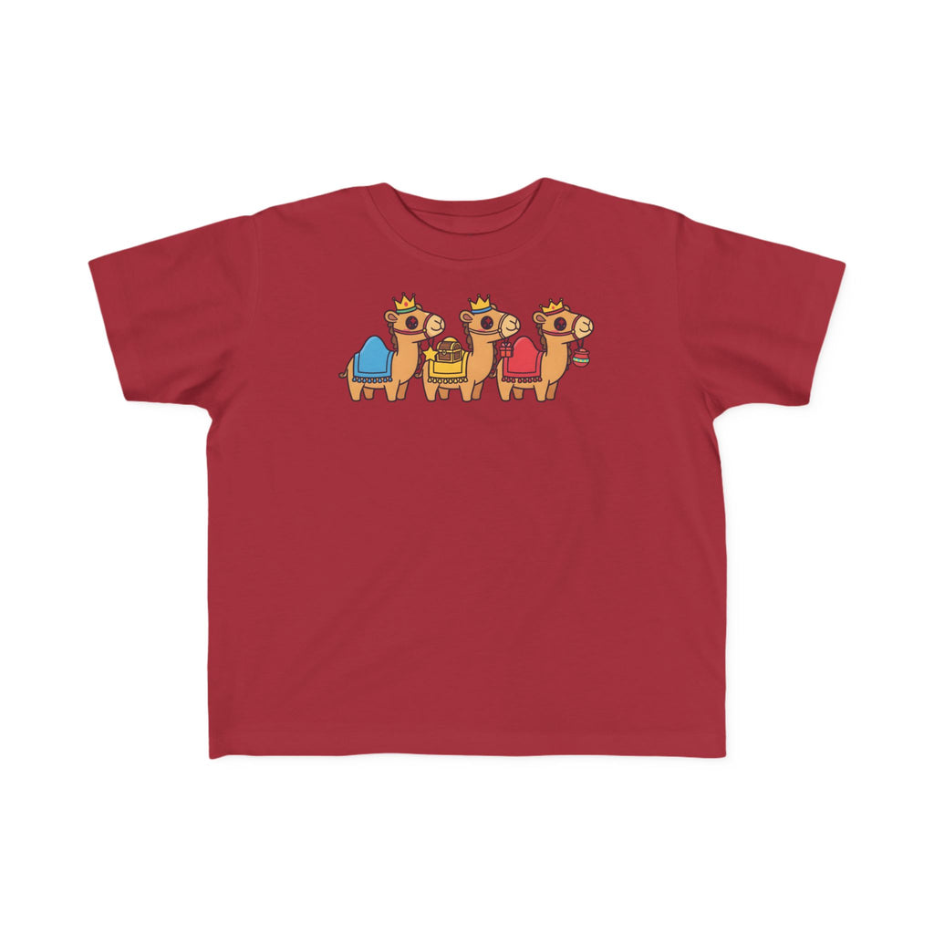 Camellos de los Reyes Magos de Navidad - Camiseta para niños pequeños