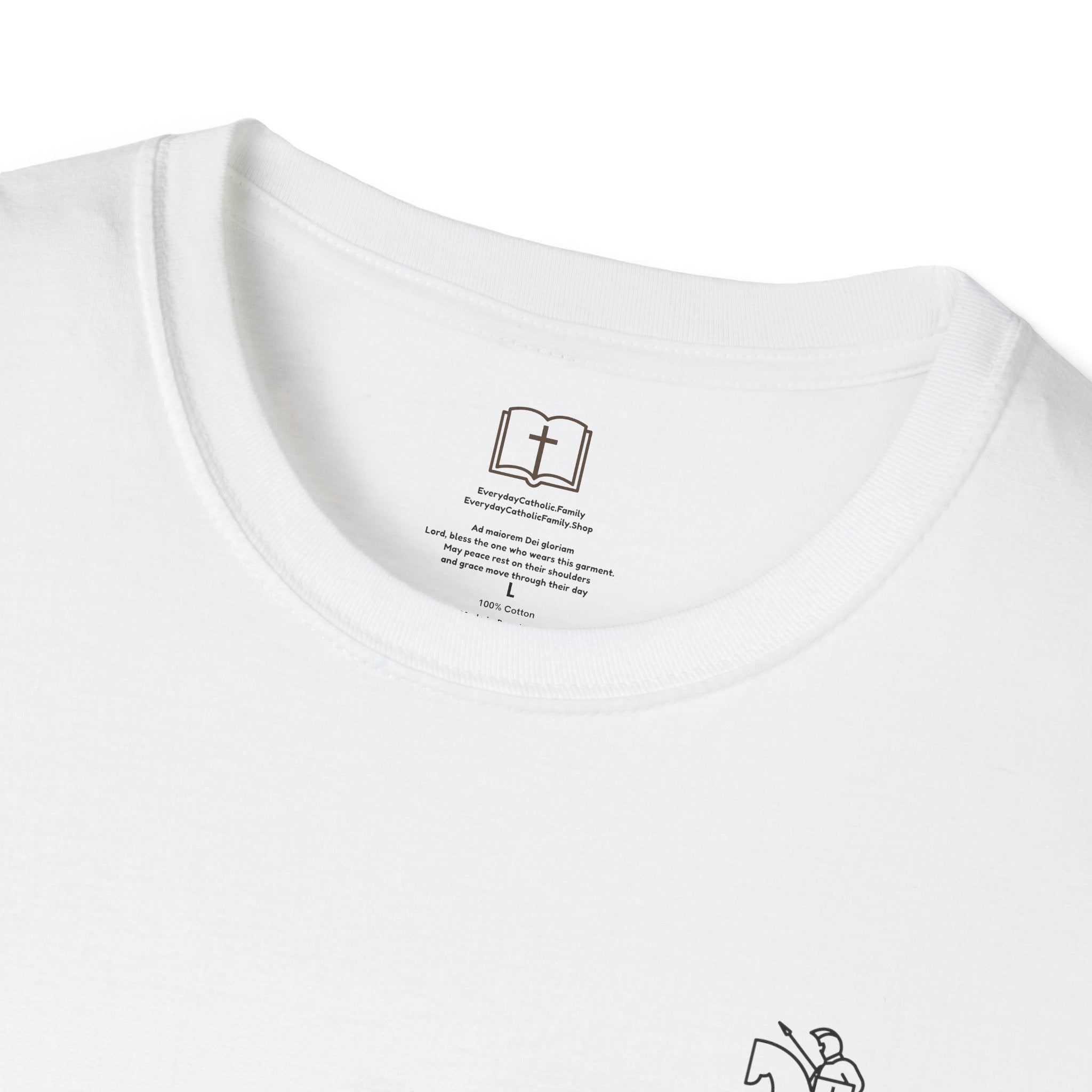 Camiseta Ad Majorem Dei Gloriam para hombre | Camiseta minimalista inspirada en la fe