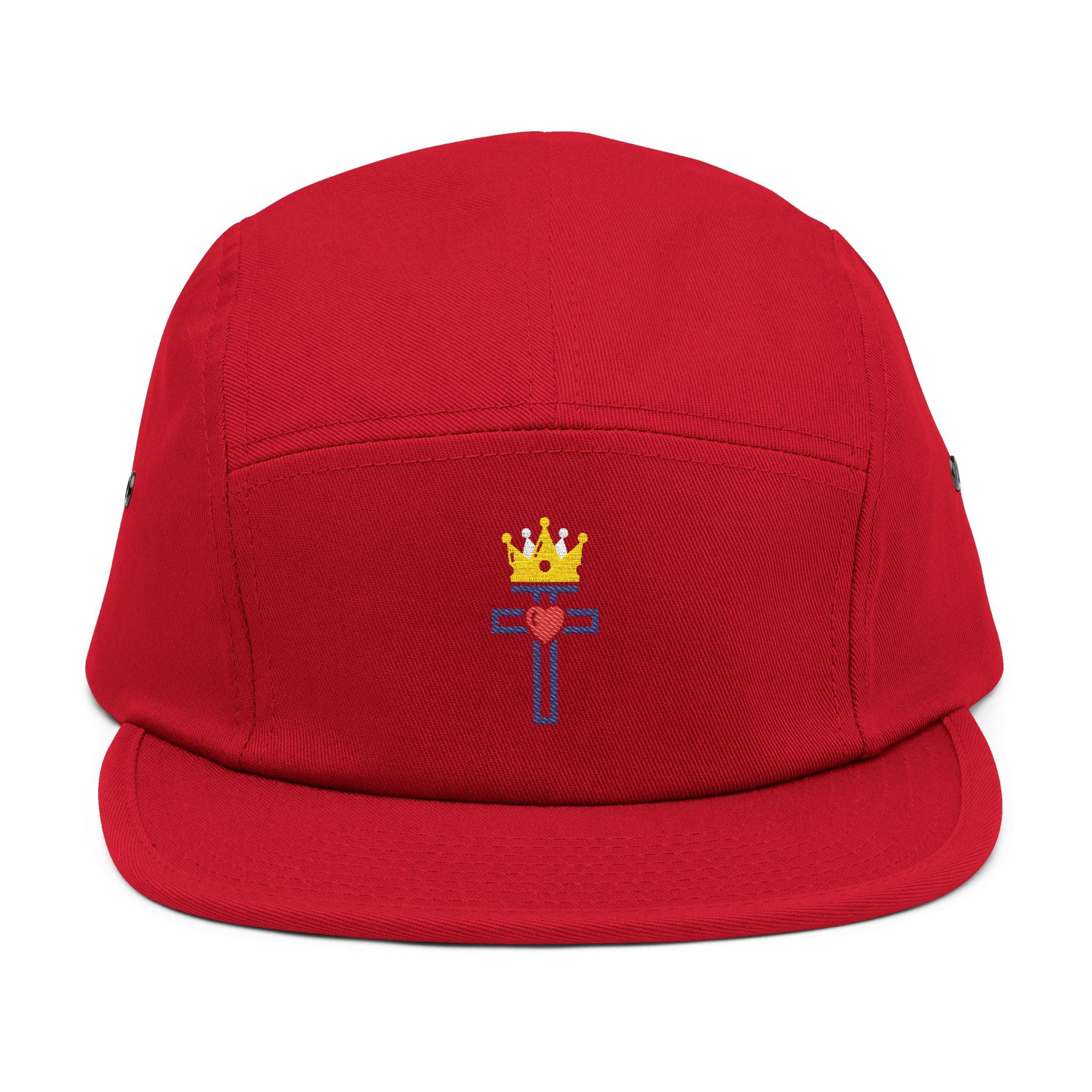 Christ is King Sacred Heart Embroidered 5-Panel Cap