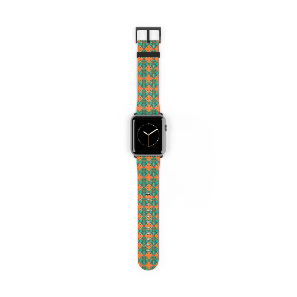 Correa para iWatch con cruz geométrica – Edición Modern Faith para mujer