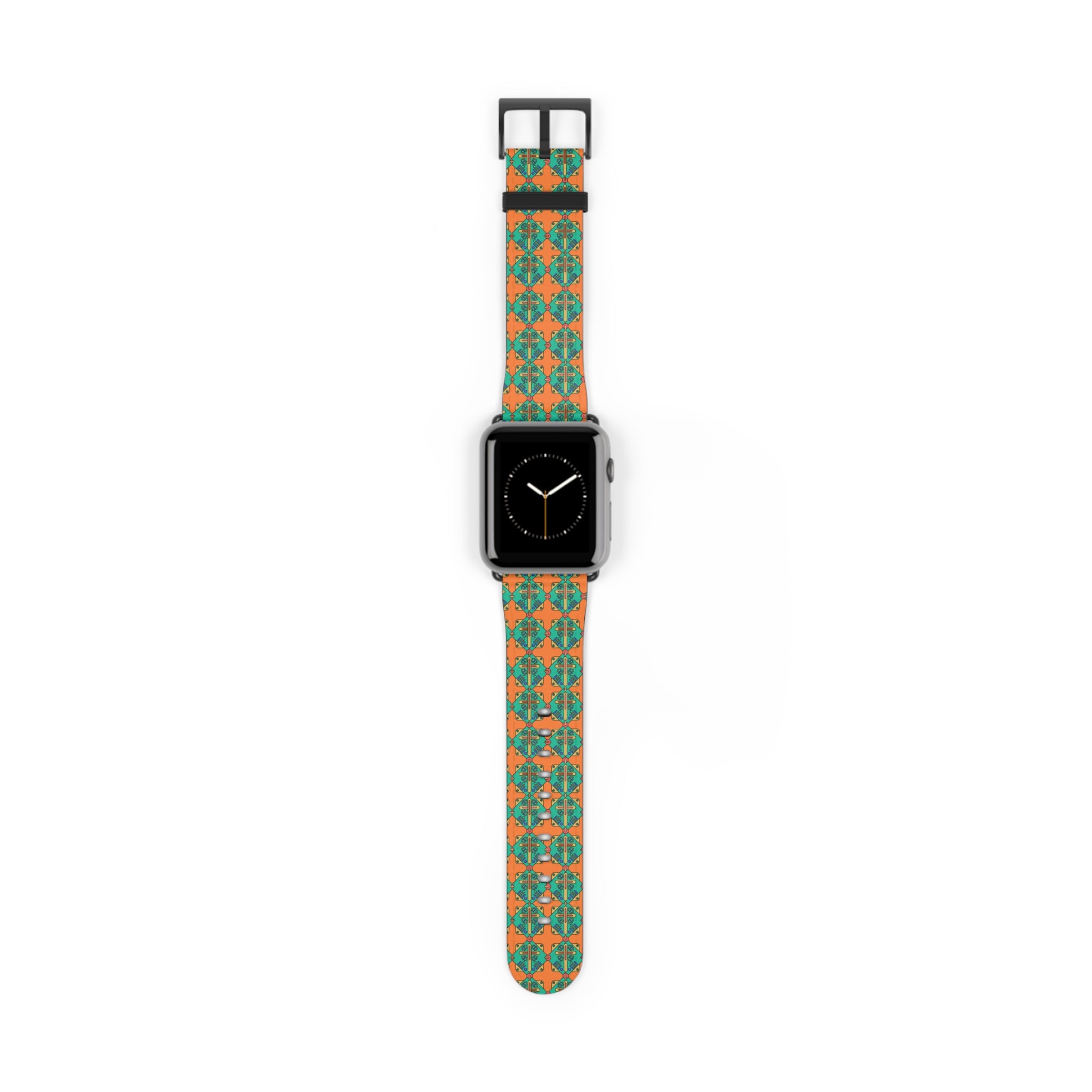 Correa para iWatch con cruz geométrica – Edición Modern Faith para mujer