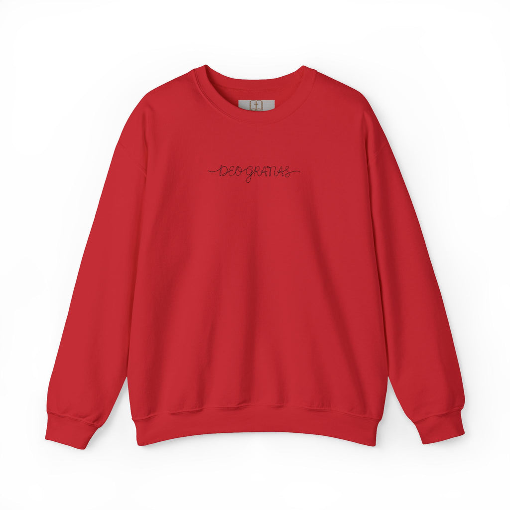 Deo Gratias Catholic Sweatshirt | Faith Apparel