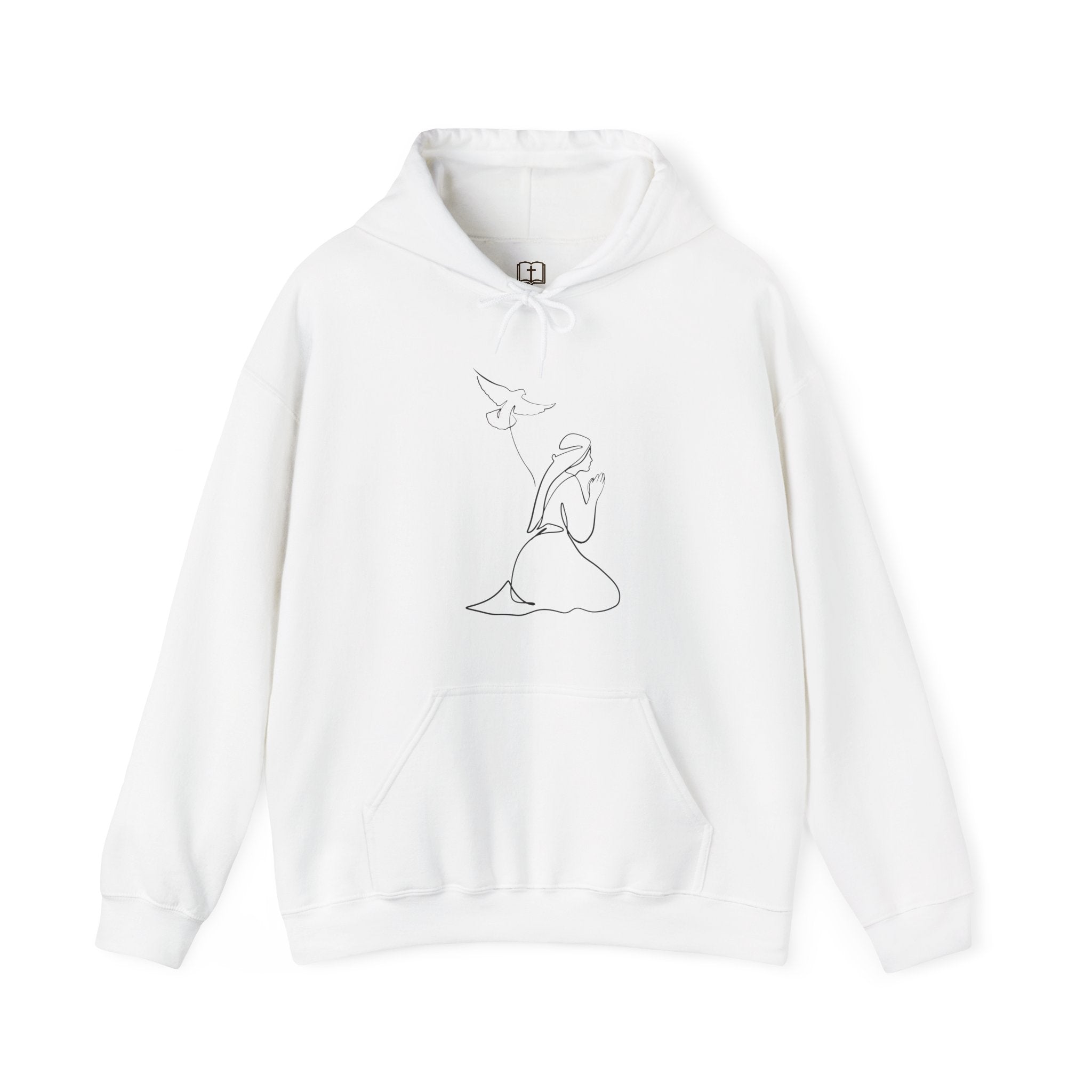 Marian “Spirit of Grace” Hoodie | Women’s Faith-Inspired Pullover | Cozy Hoodie for Fall & Winter