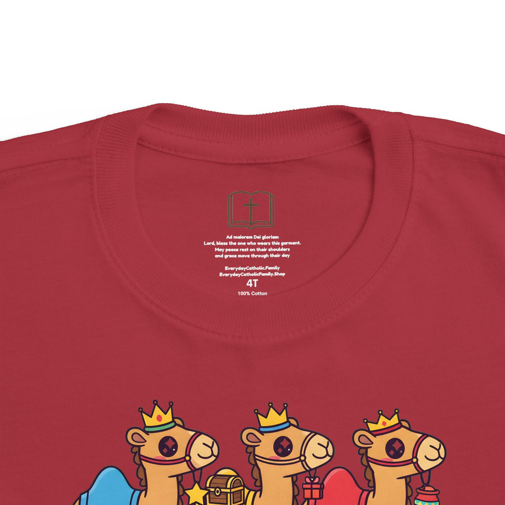 Camellos de los Reyes Magos de Navidad - Camiseta para niños pequeños