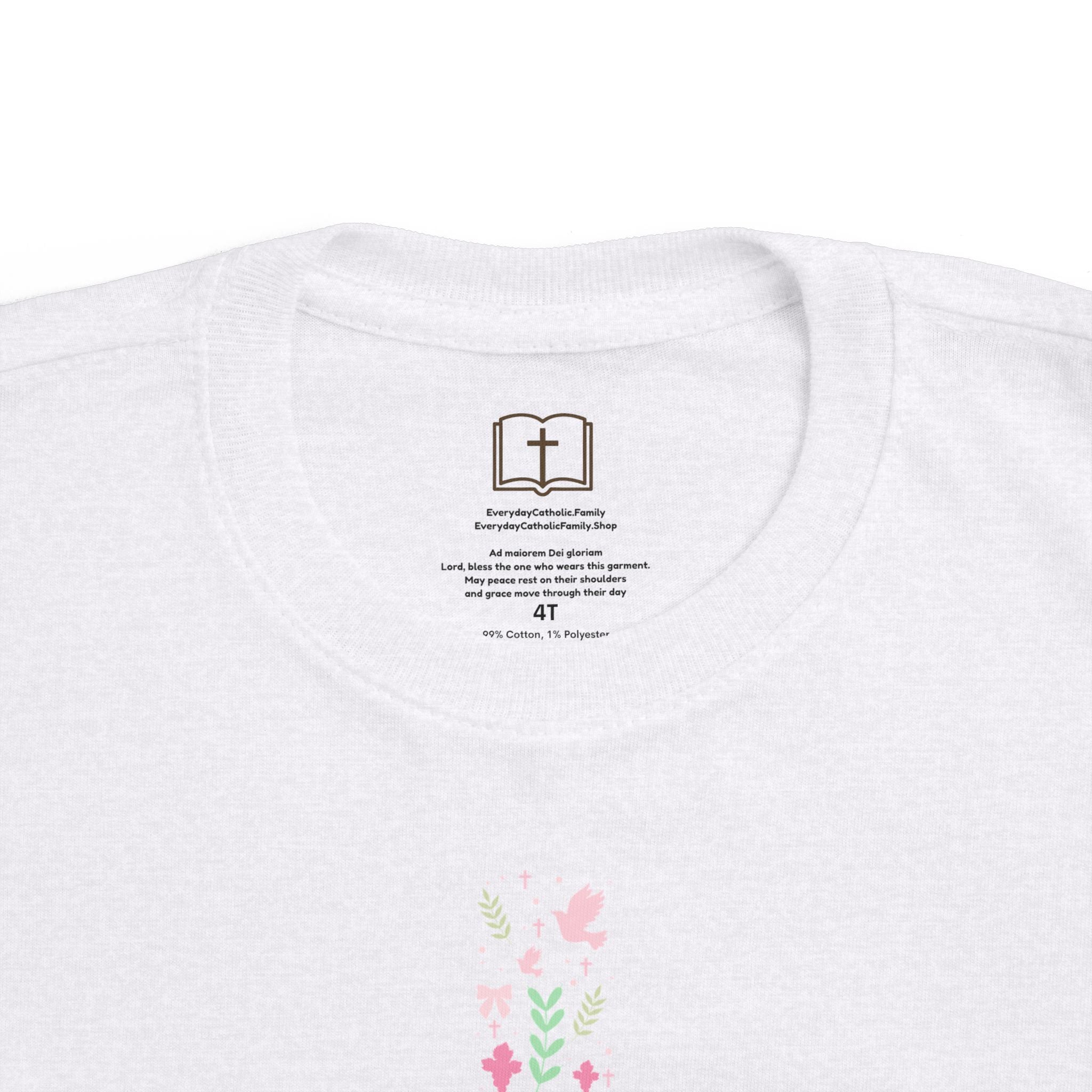 Camiseta floral cruzada para niños pequeños: linda y cómoda