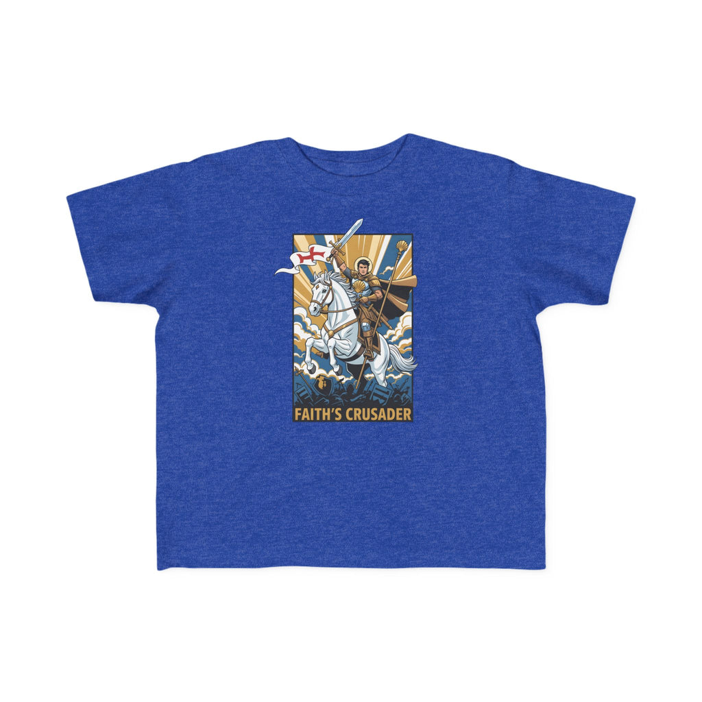 Camiseta infantil de Santiago el Mayor | Camiseta de aventura de Faith's Crusader