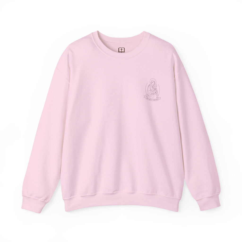 Our Lady of Confidence Catholic Crewneck Sweatshirt