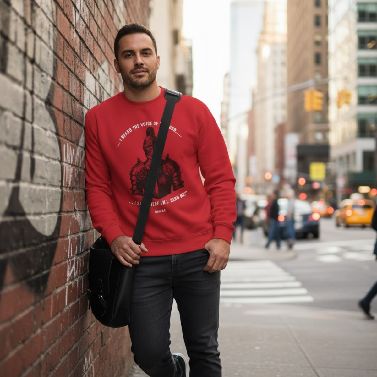 Sudadera de caballero medieval para hombre, cuello redondo, regalo inspirador, moda acogedora, perfecta para otoño, ropa unisex, uso diario.