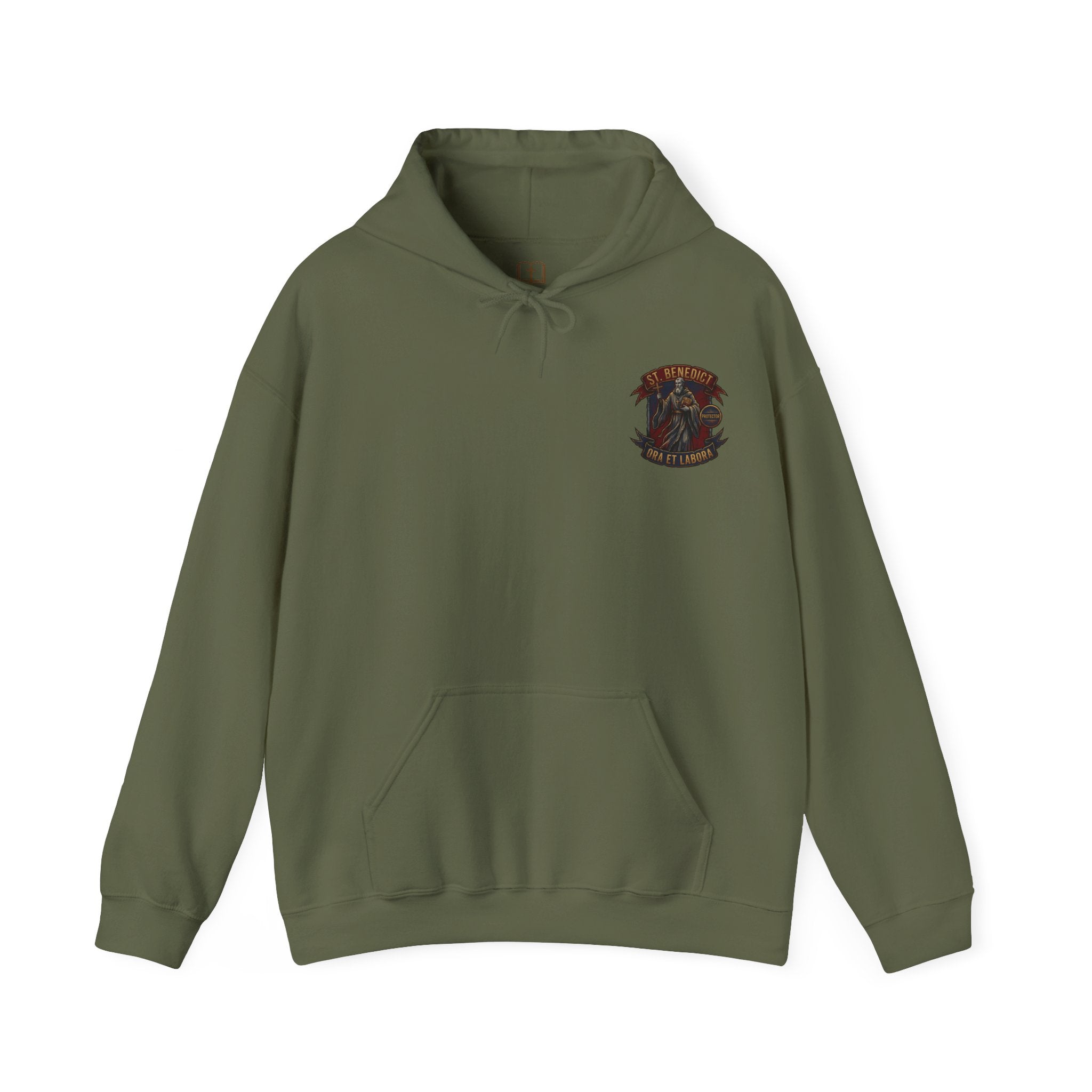 St. Benedict Ora et Labora Catholic Hoodie - Everyday Faith Apparel