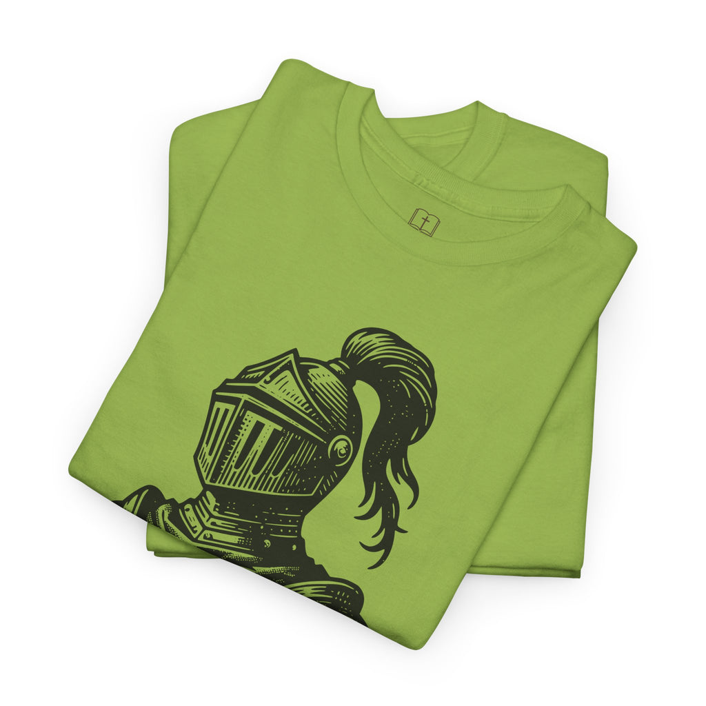 Camiseta de caballero con armadura para hombre | Camiseta gráfica inspirada en la fe | Fuerza y ​​estilo para el día a día