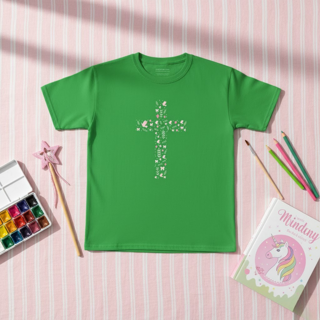 Camiseta floral cruzada para niños pequeños: linda y cómoda