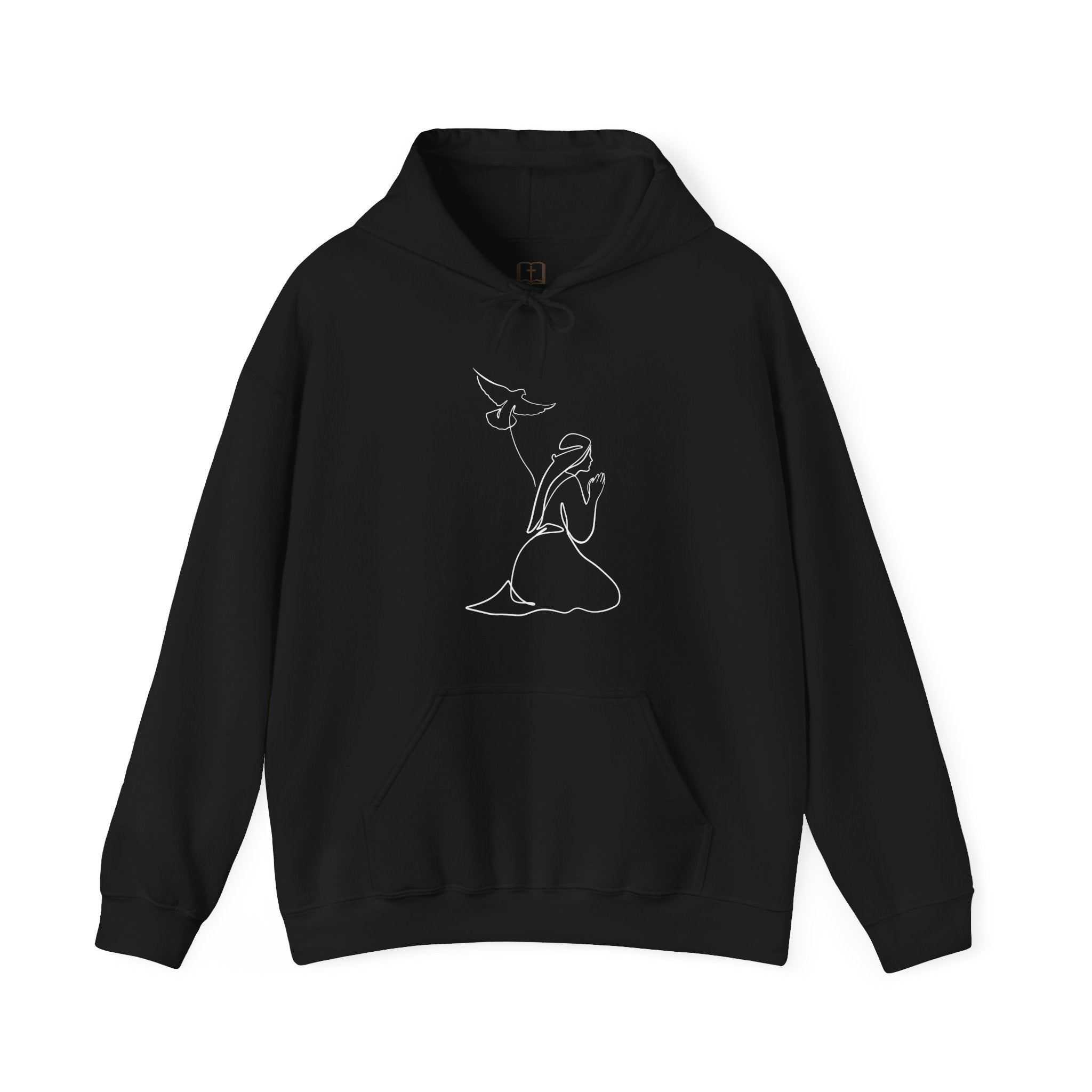 Marian “Spirit of Grace” Hoodie | Women’s Faith-Inspired Pullover | Cozy Hoodie for Fall & Winter