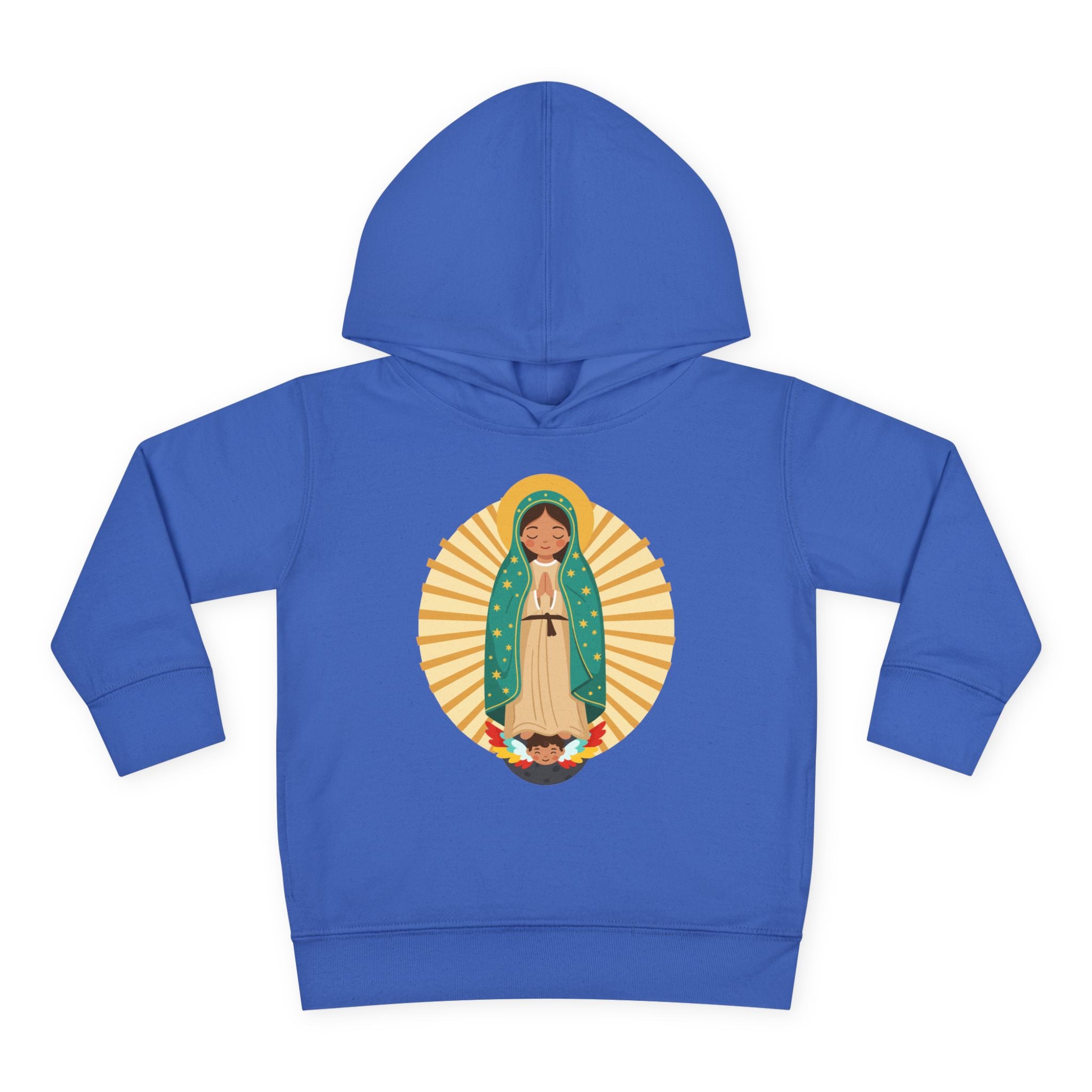 Sudadera con capucha de Nuestra Señora de Guadalupe para niñas | Sudadera con capucha para niños pequeños inspirada en la fe