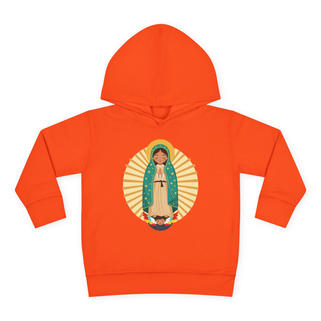 Sudadera con capucha de Nuestra Señora de Guadalupe para niñas | Sudadera con capucha para niños pequeños inspirada en la fe