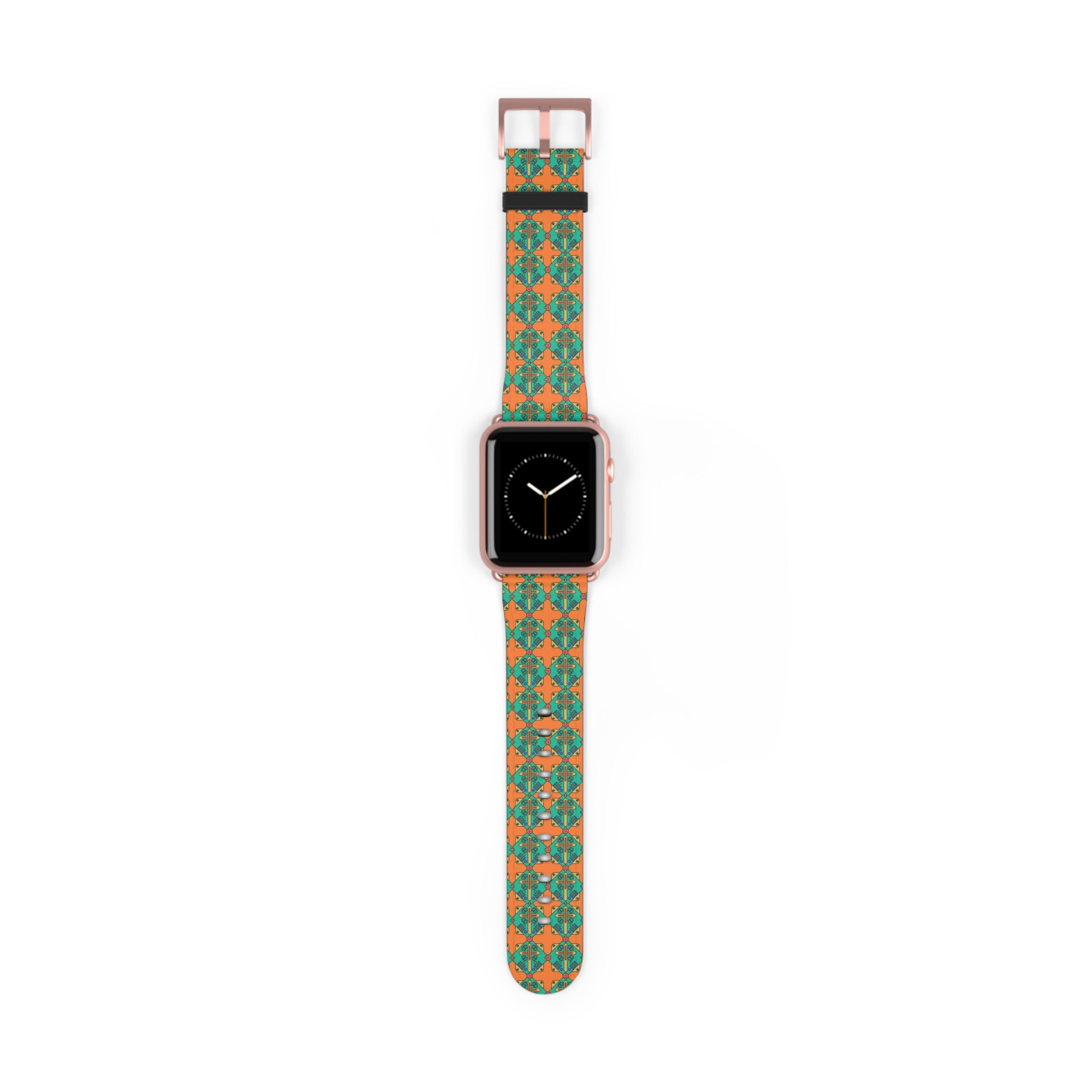 Correa para iWatch con cruz geométrica – Edición Modern Faith para mujer