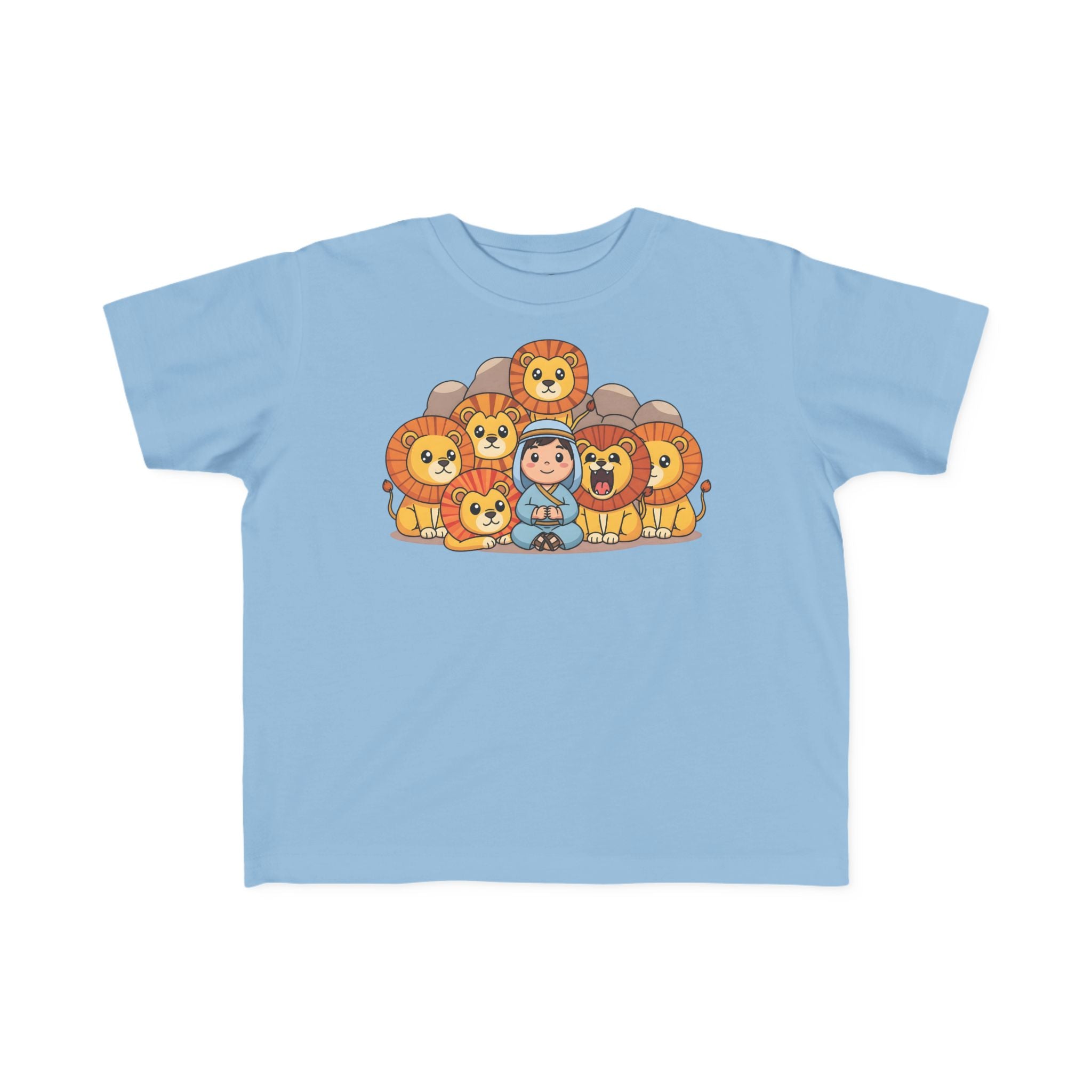 Faithful Daniel in the Lions' Den Kids' Tee | Catholic Story Shirt