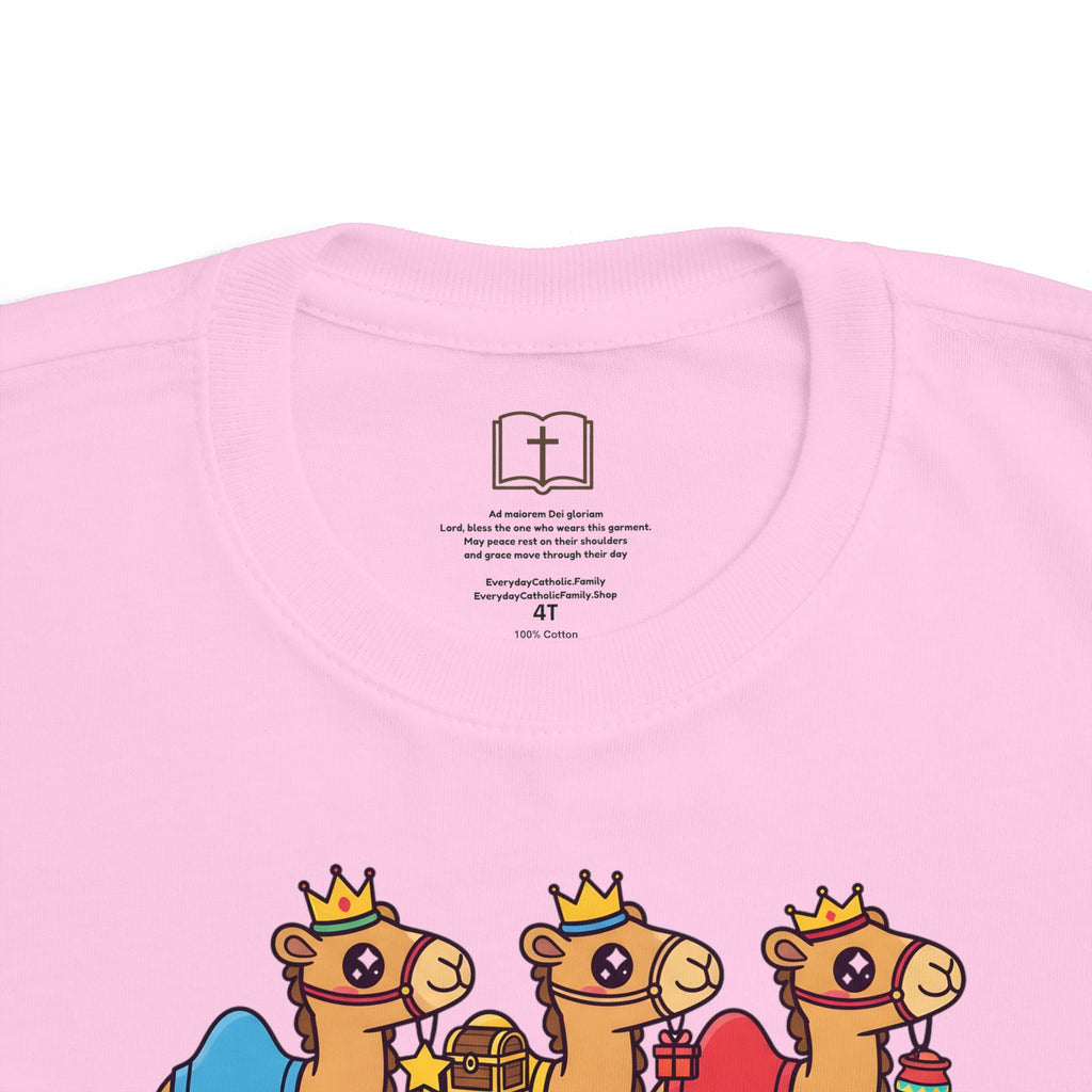 Camellos de los Reyes Magos de Navidad - Camiseta para niños pequeños