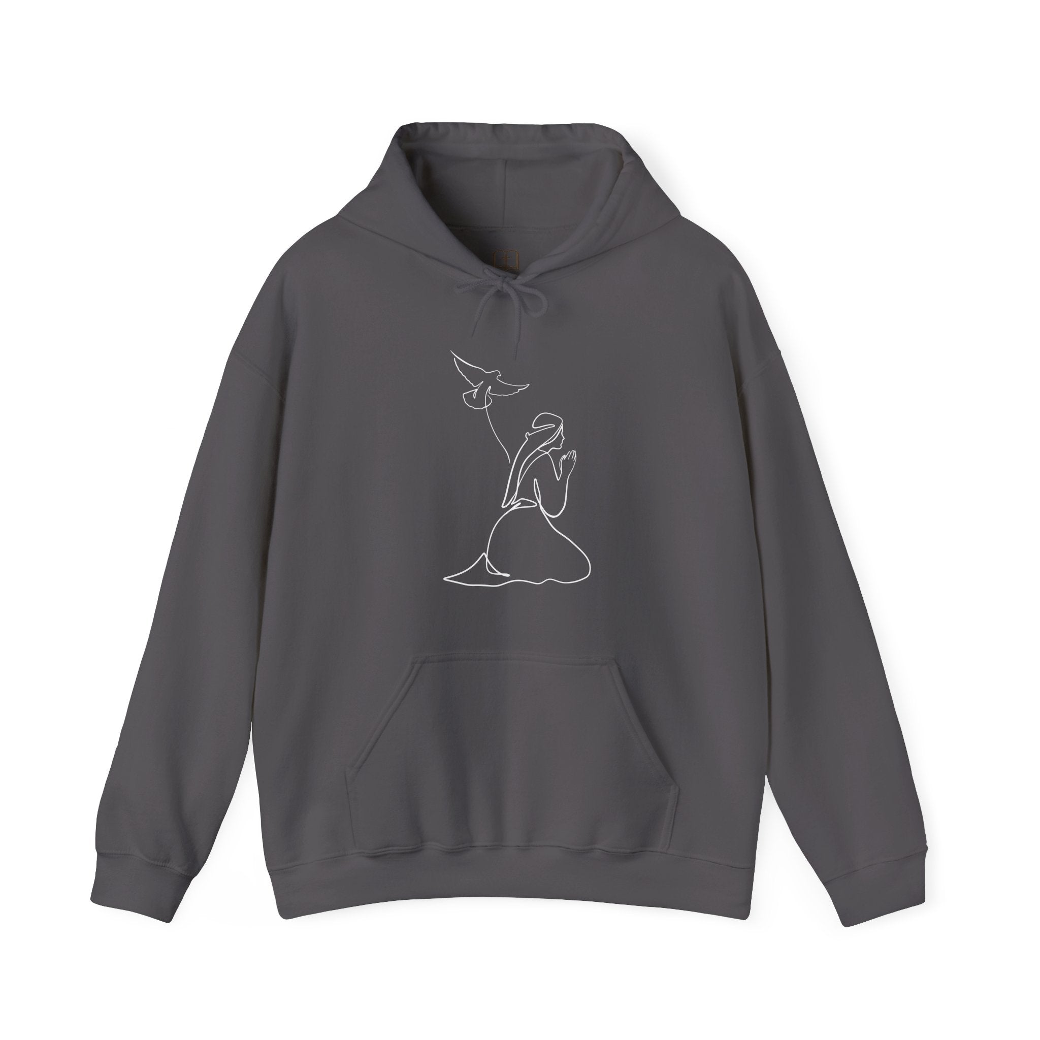 Marian “Spirit of Grace” Hoodie | Women’s Faith-Inspired Pullover | Cozy Hoodie for Fall & Winter