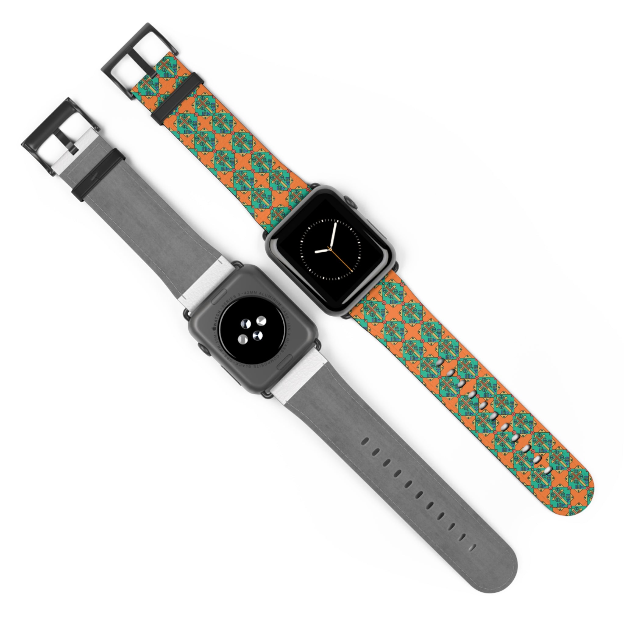 Correa para iWatch con cruz geométrica – Edición Modern Faith para mujer