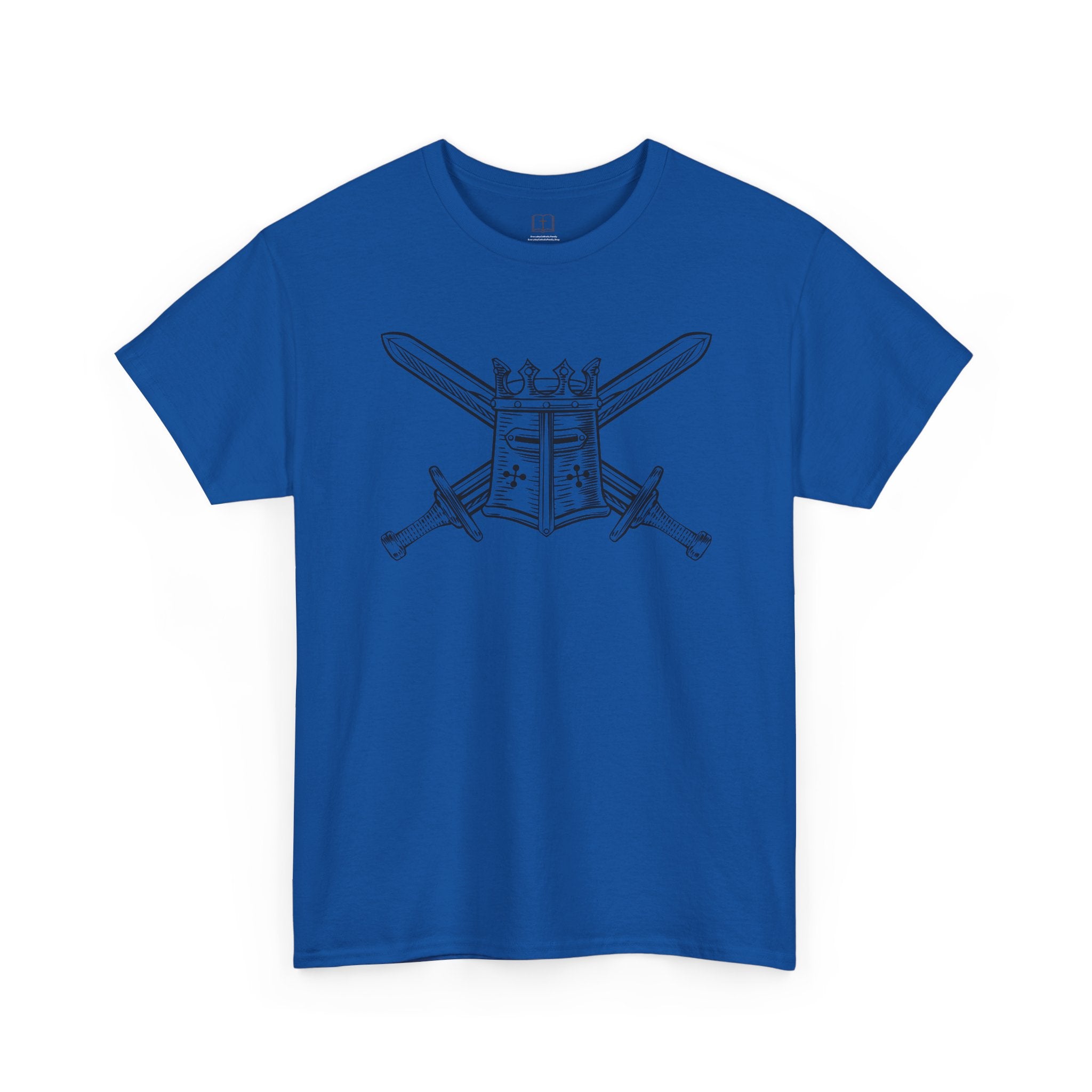 Battle Ready Men’s T-Shirt | Faith Warrior Graphic Tee | Catholic Apparel for Men