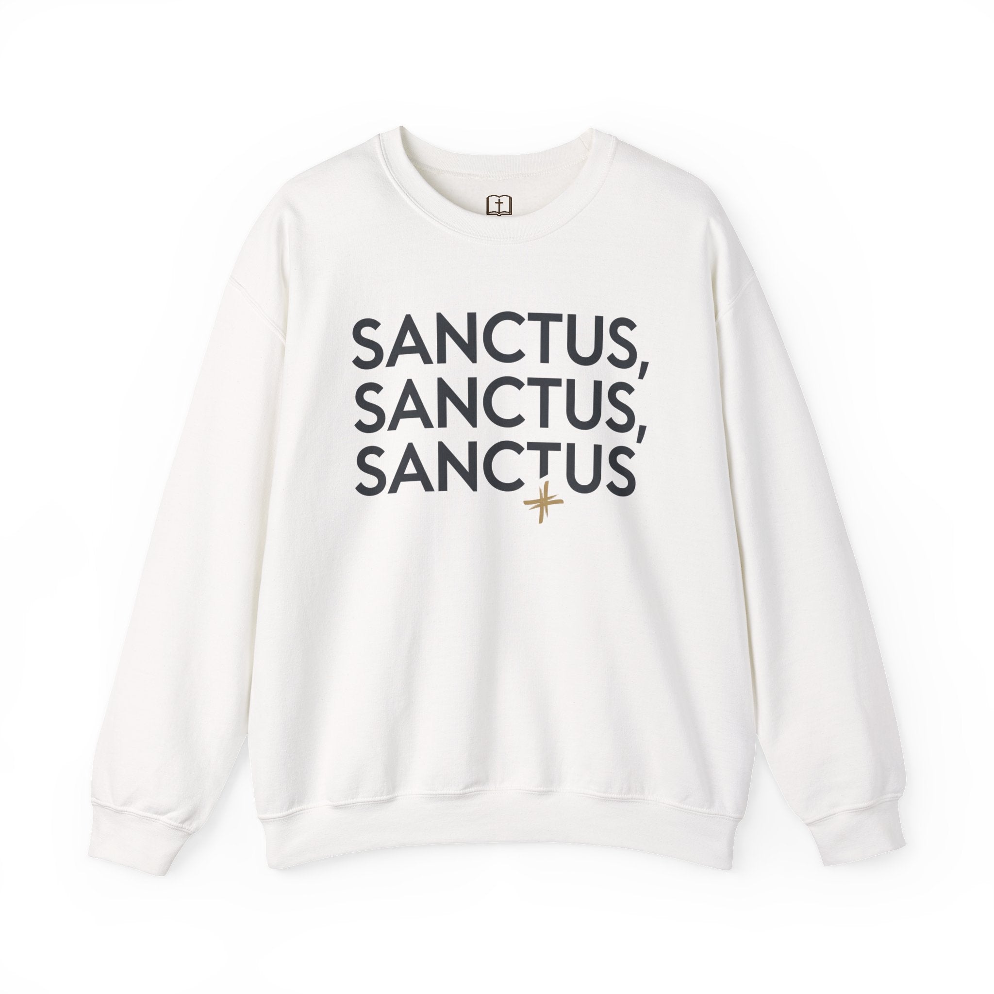 Sanctus, Sanctus, Sanctus Catholic Crewneck Sweatshirt | Holy Faith Apparel