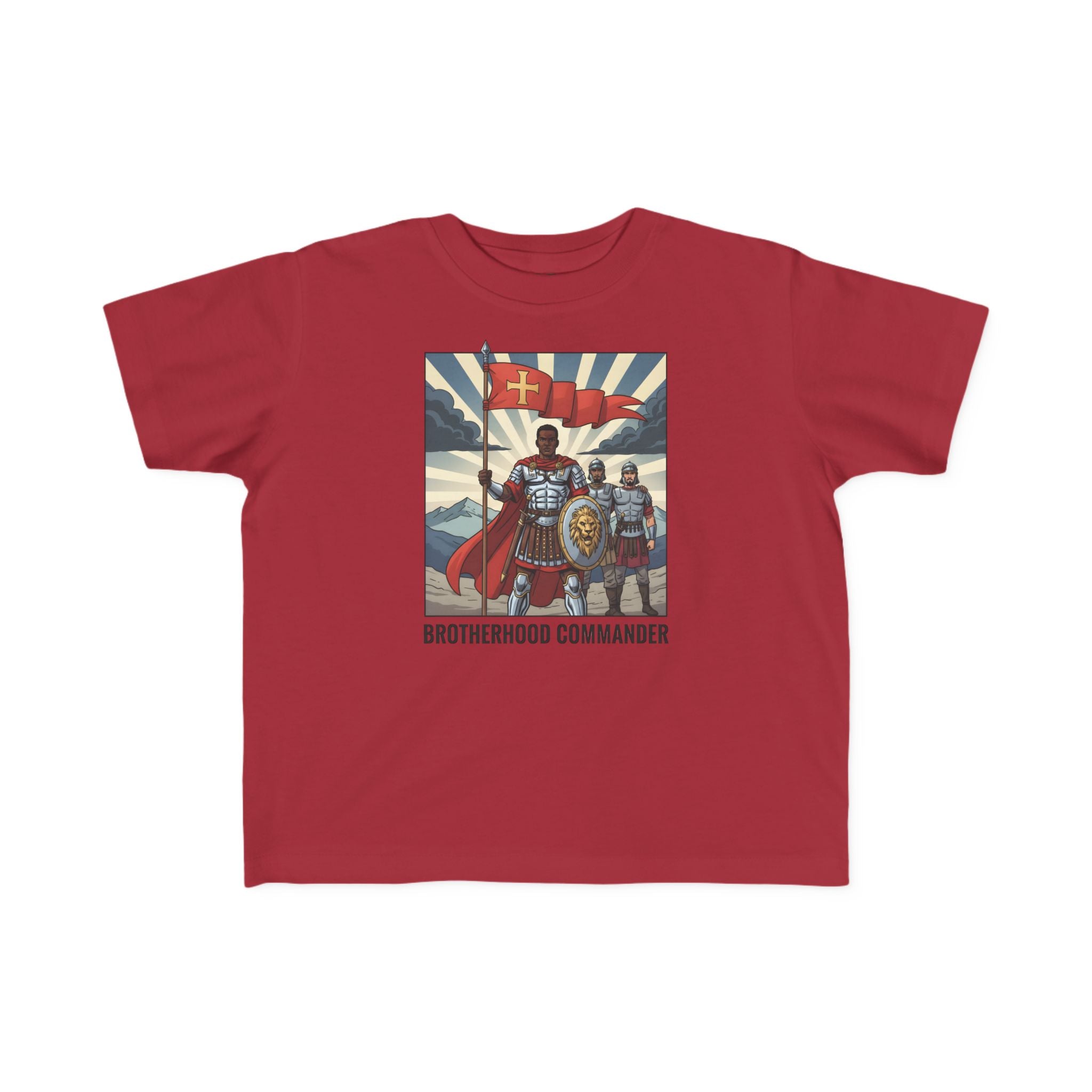 Brotherhood Commander Toddler Tee - Fun Graphic Tee for Boys, Perfect for Playtime, Gifts, Birthdays, or Celebrations
