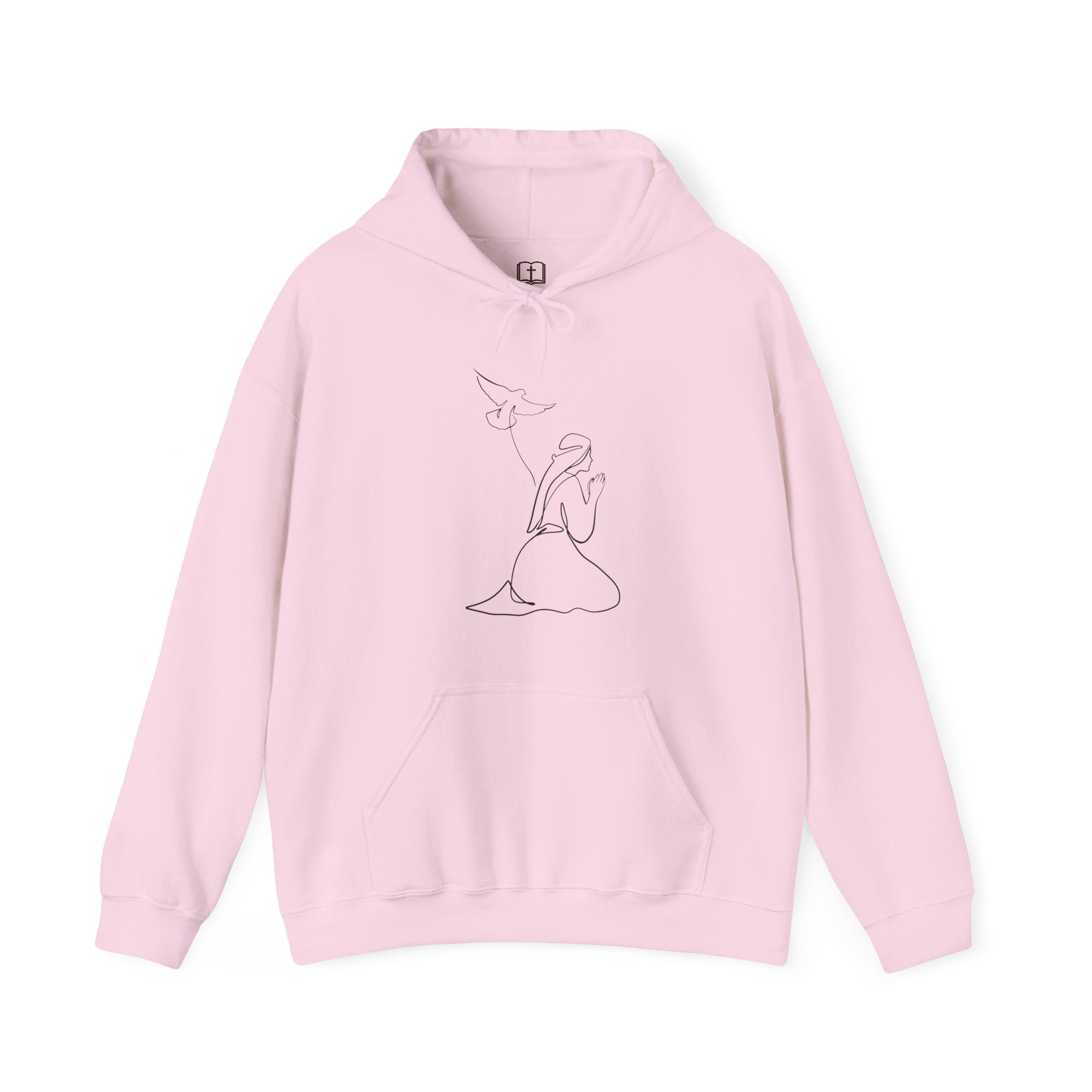 Marian “Spirit of Grace” Hoodie | Women’s Faith-Inspired Pullover | Cozy Hoodie for Fall & Winter