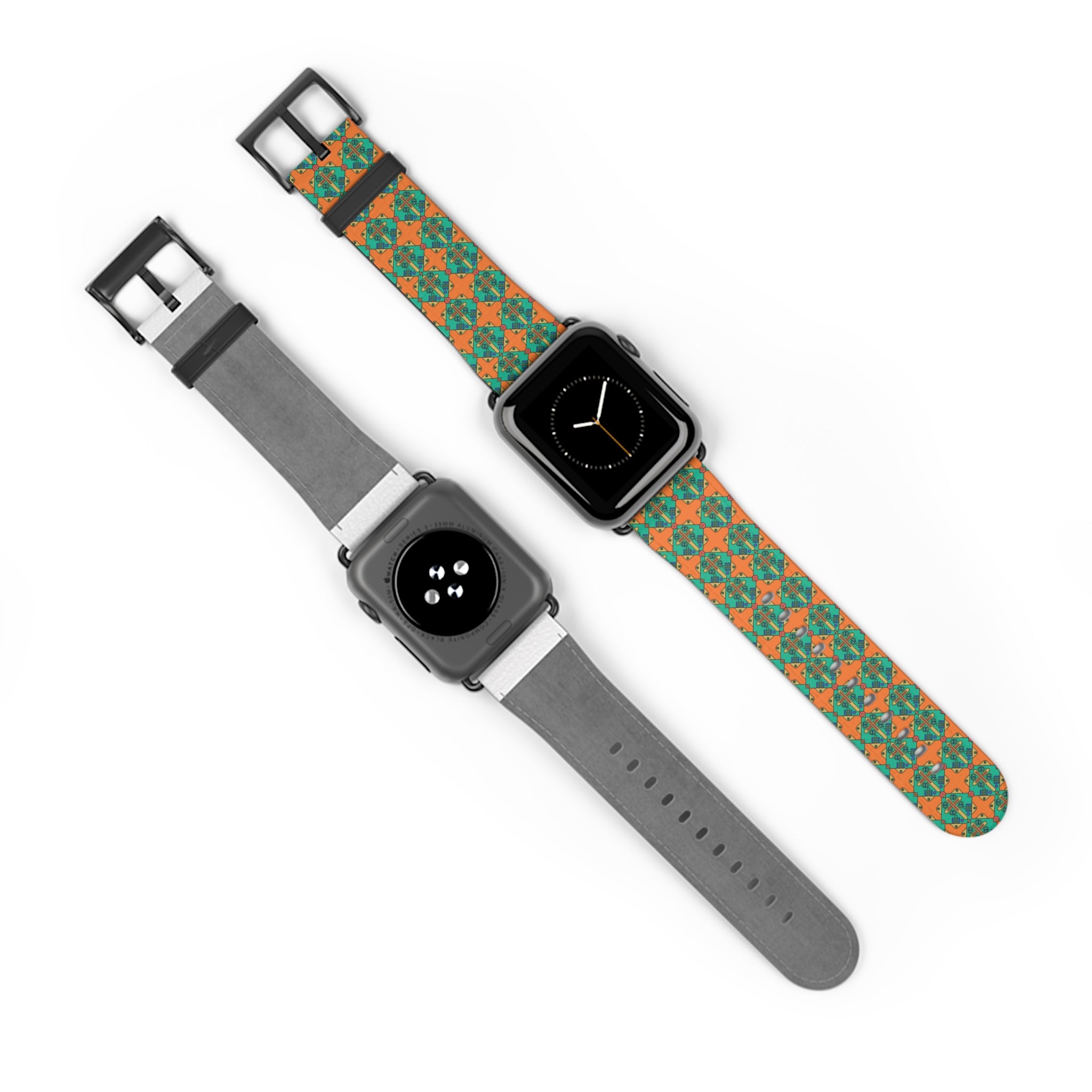 Correa para iWatch con cruz geométrica – Edición Modern Faith para mujer