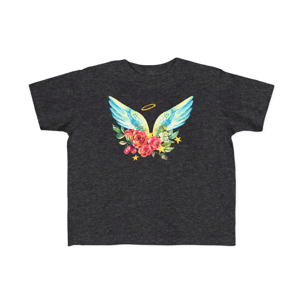 Camiseta con alas de ángel para niños pequeños